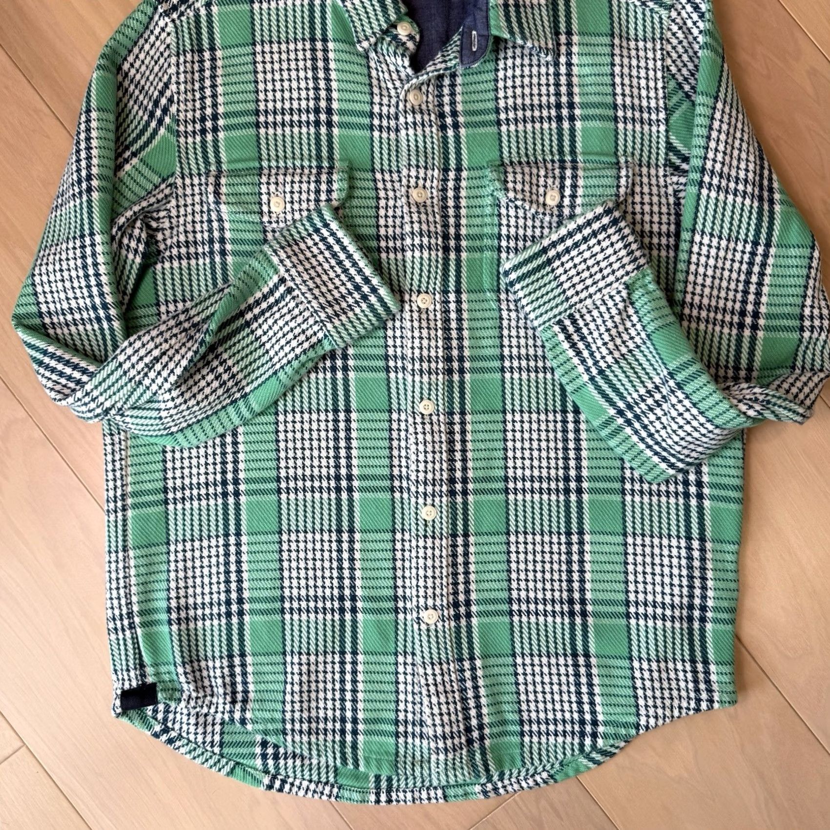 Outerknown Outerknown Blanket Shirt Medium Multicolor Plaid Cotton Button-Up - Casual Workwear, Mens, Long Sleeve, Logo, Pockets, All Seasons Size US M / EU 48-50 / 2 - 6 Thumbnail