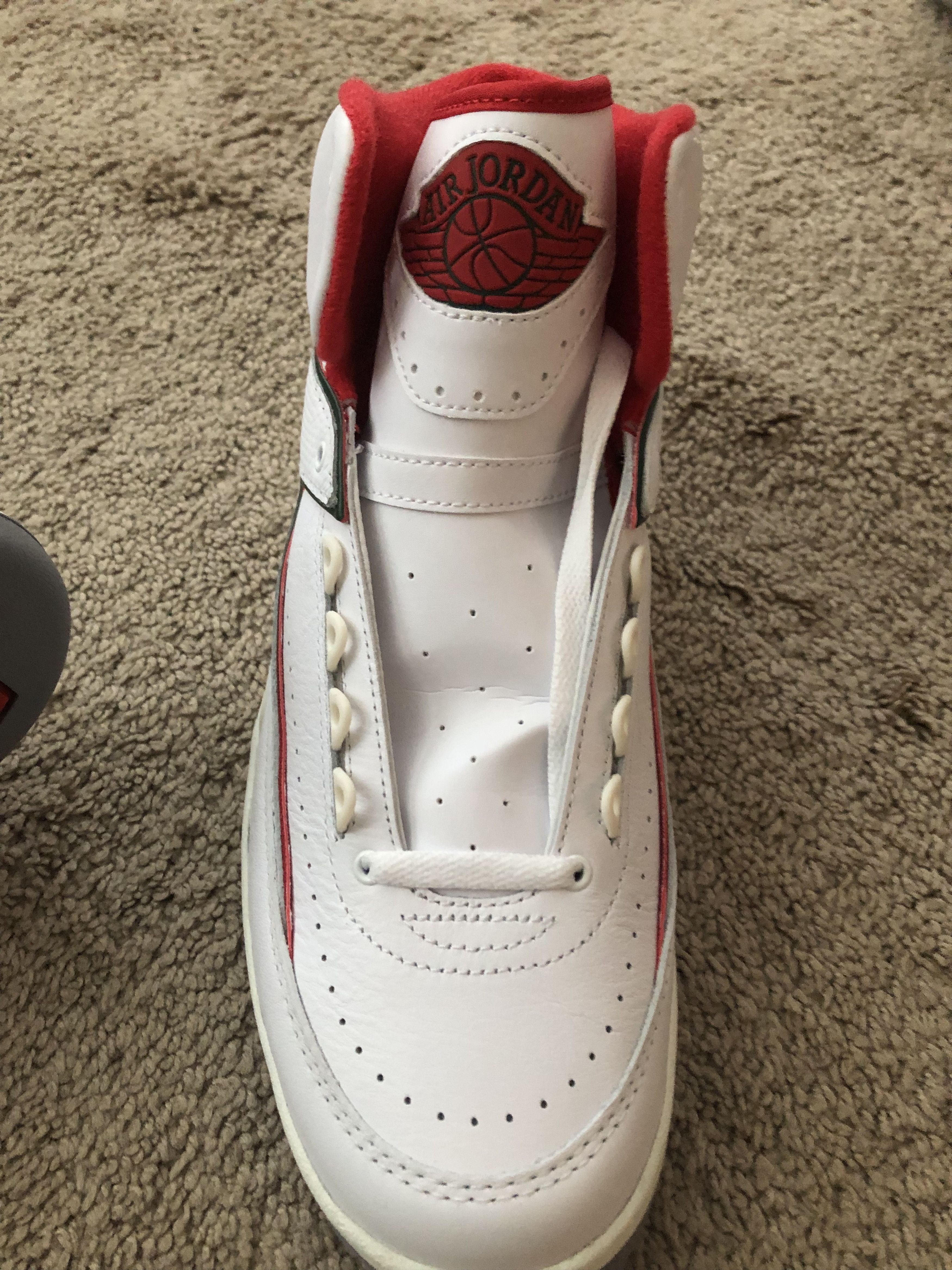 Jordan Brand × Nike Nike Air Jordan 2 Retro Italy Origins DR8884-101 Men's Sz 10 Size US 10 / EU 43 - 5 Thumbnail