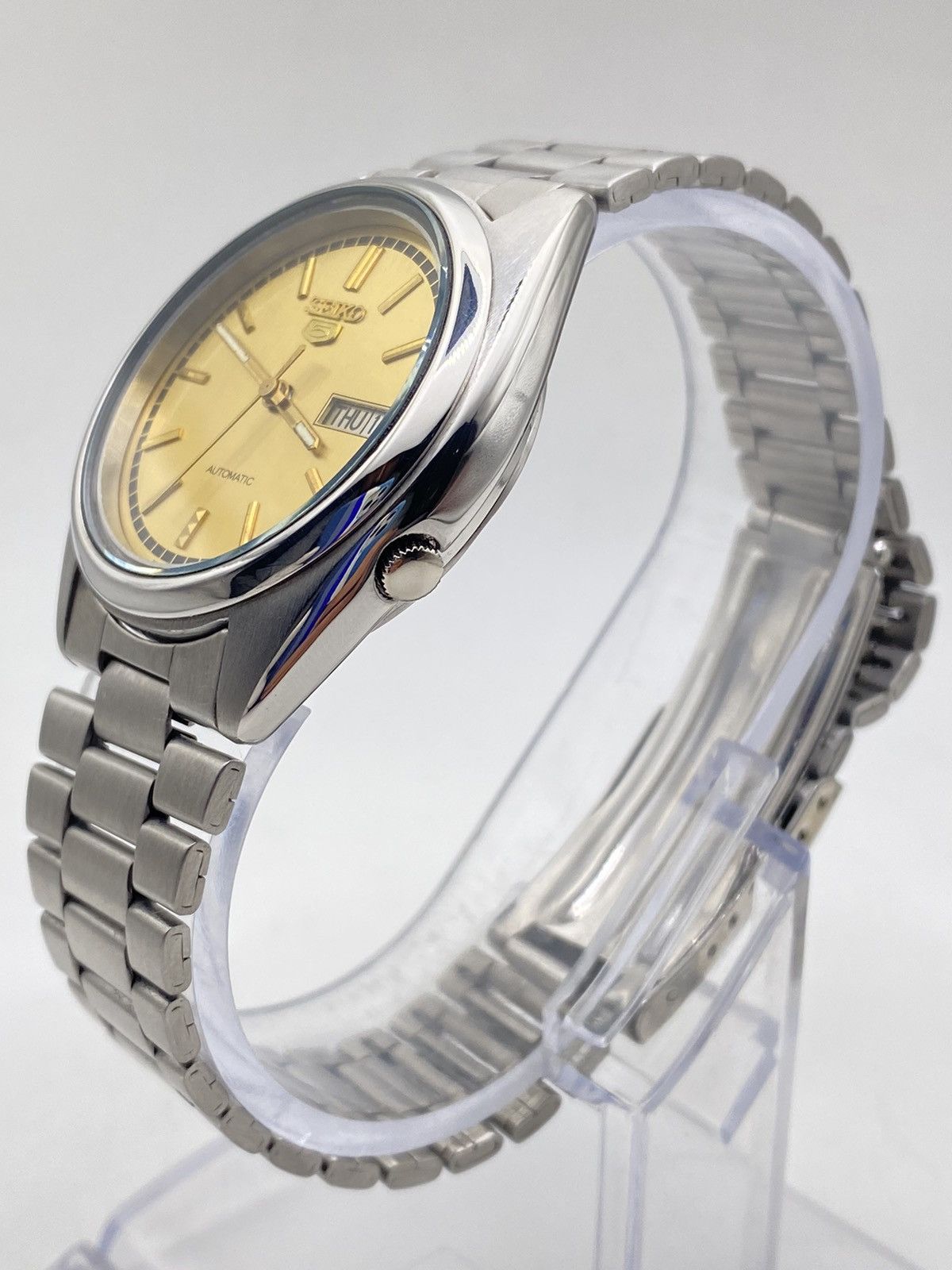 Jewelry Seiko 5 Automatic 7009 Men’s Vintage Watch Size 36 - 5 Thumbnail