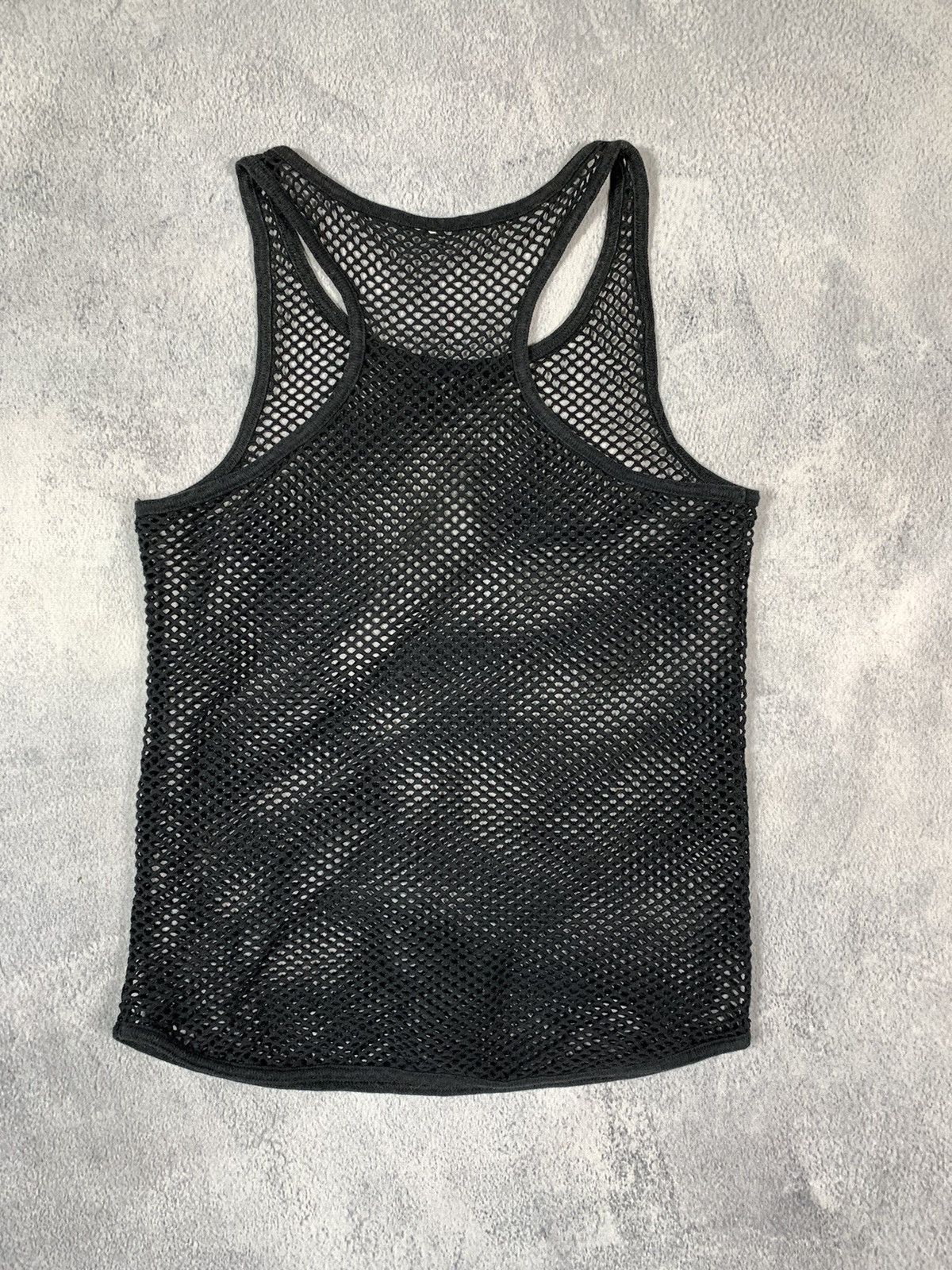 Japanese Brand × Vintage Vintage 90s AvantGarde mesh tank top Japanese streetwear Size S / US 4 / IT 40 - 6 Thumbnail