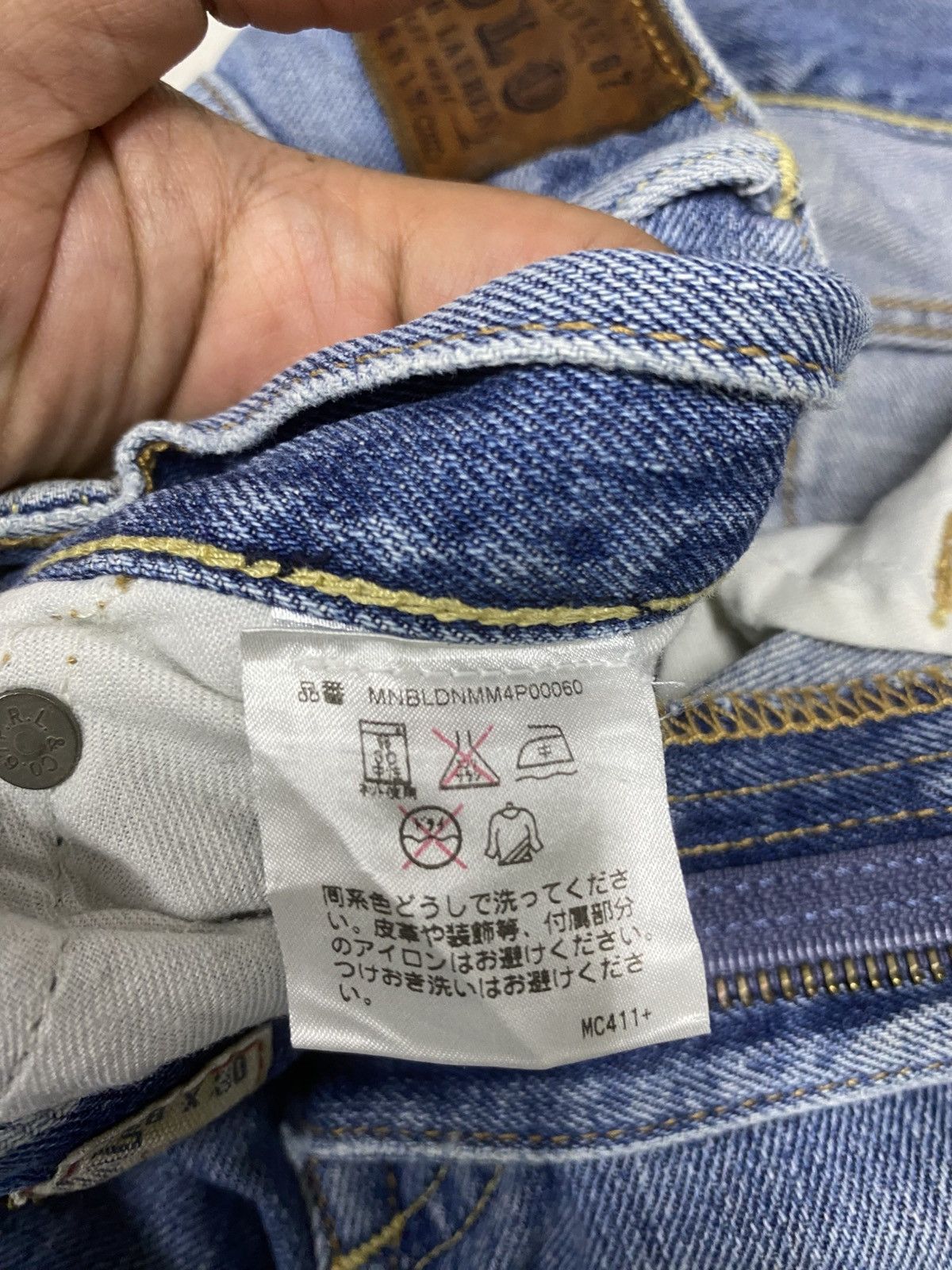 Polo Ralph Lauren Size 30x29 Vintage Polo Ralph Lauren Distressed Jeans Faded Size US 29 - 8 Thumbnail