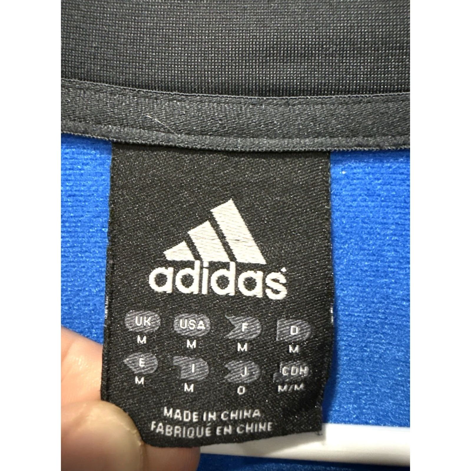 Adidas Adidas 00's Predator Track Jacket Men's M Blue Polyester Zip Track Jacket Men Medium 2000s Athletic Activewear Size US M / EU 48-50 / 2 - 3 Thumbnail