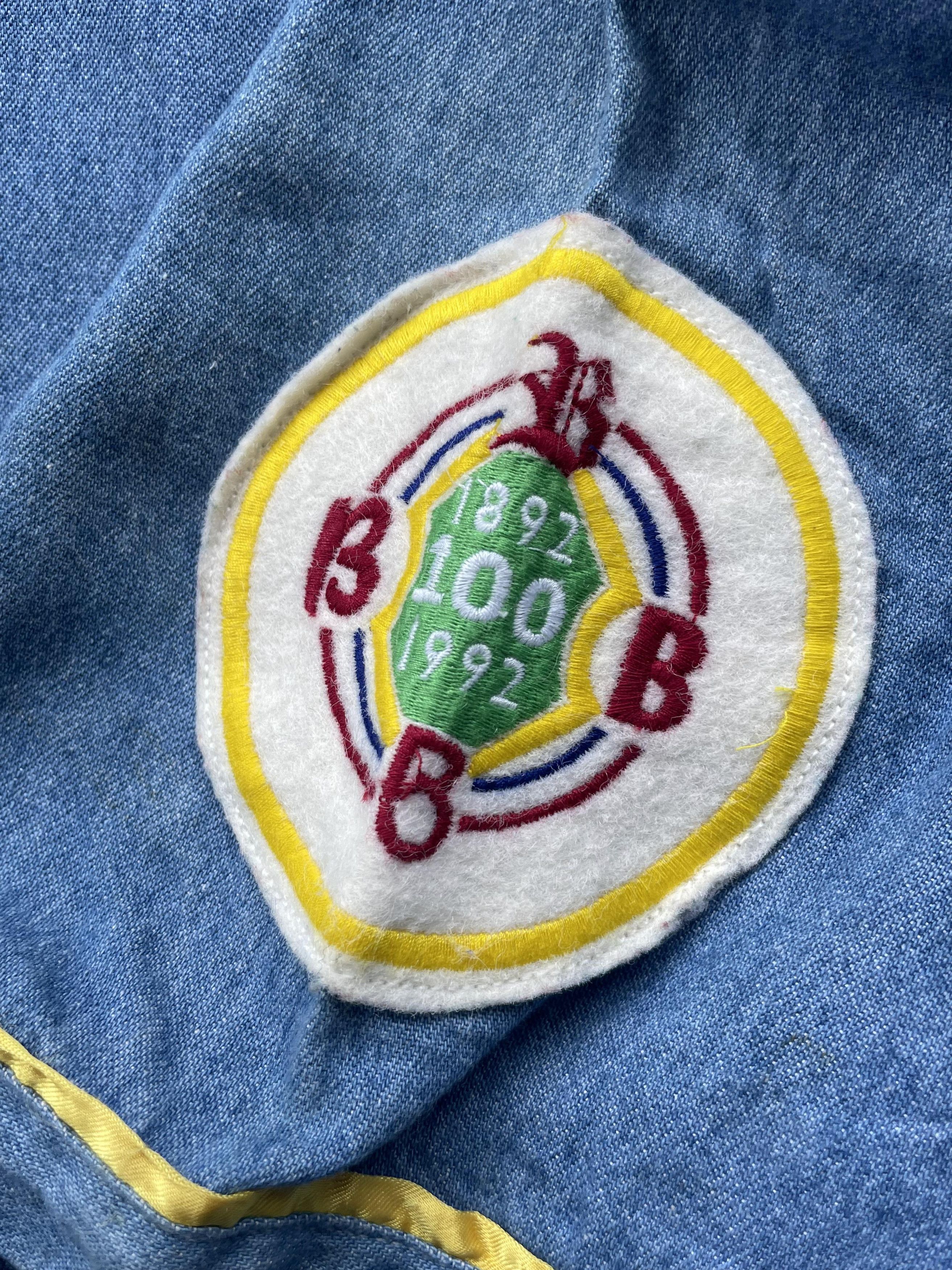 MLB Vintage MLB Brewer No 31 Denim Shirt Size US XL / EU 56 / 4 - 8 Thumbnail