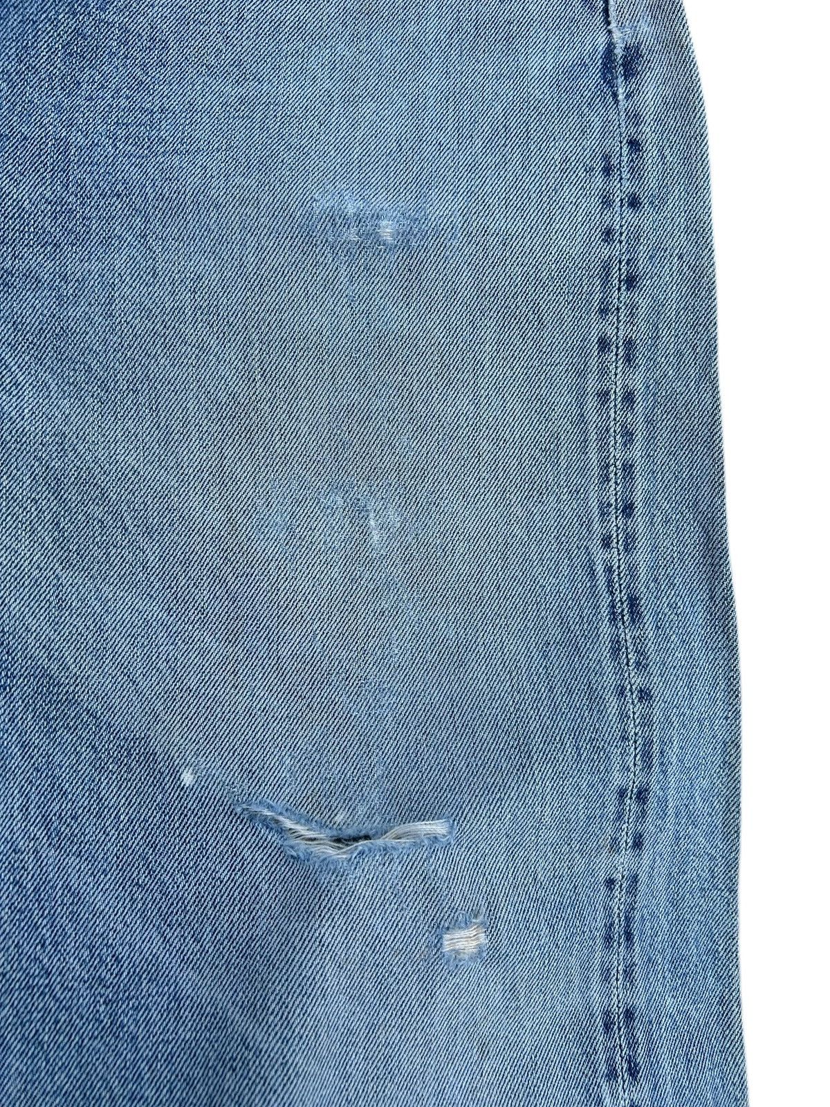 Kapital Thrashed Vintage Levis Big E Selvedge Denim Jeans Size US 34 / EU 50 - 9 Thumbnail