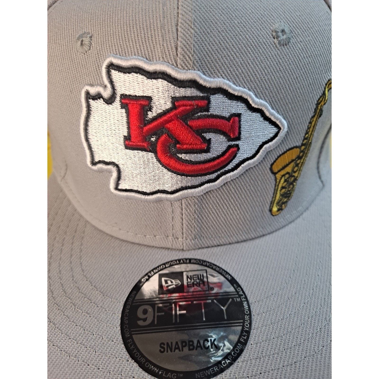 New Era New Era Kansas City Chiefs NFL Gray Snapback Hat Saxophone Size ONE SIZE - 2 Thumbnail