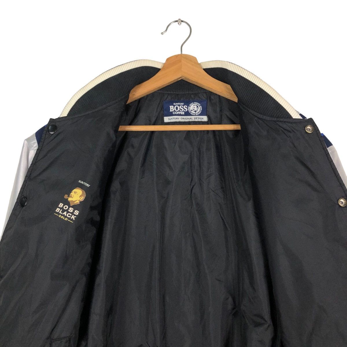 Japanese Brand 🔥Vintage Bomber Jacket Satin Sukajan Suntory Coffee Boss Size US M / EU 48-50 / 2 - 14 Thumbnail