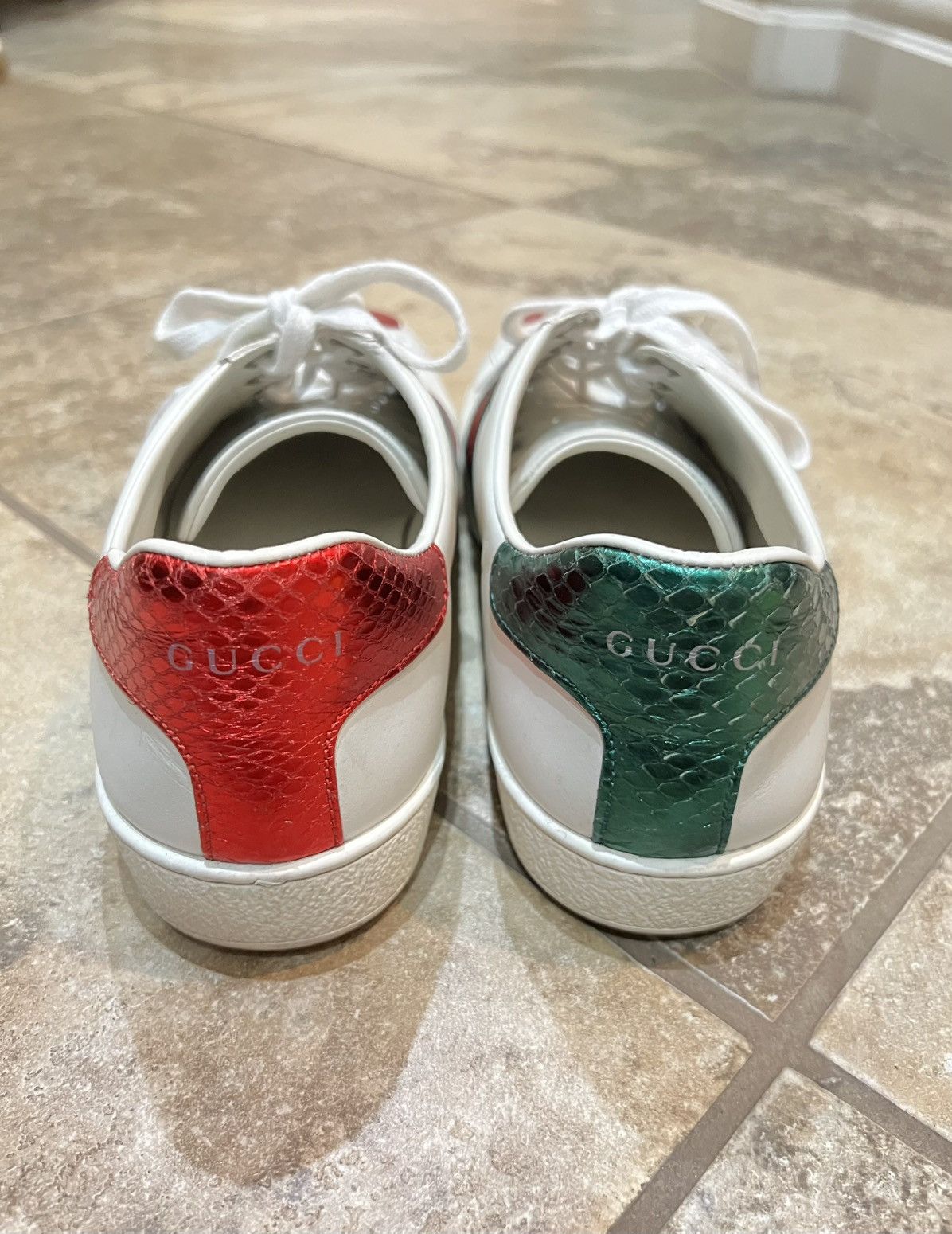 Gucci Gucci Ace sneakers with heart motifs Size US 9 / IT 39 - 5 Thumbnail