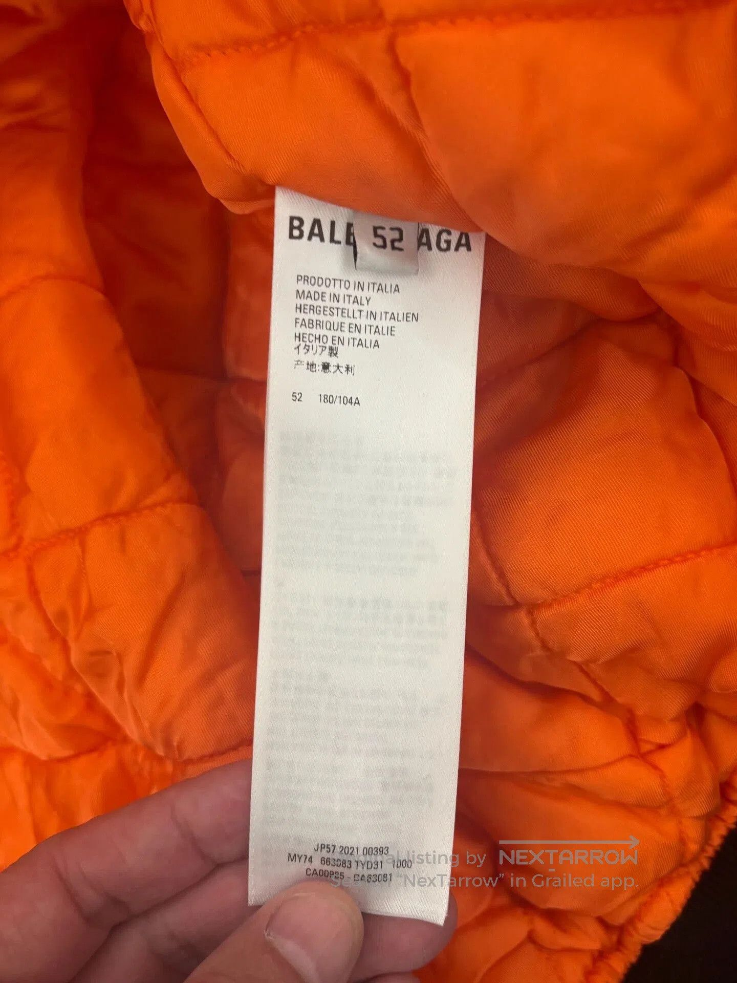 Balenciaga balenciaga x nasa collaboration puffer jacket. Size US XXL / EU 58 / 5 - 4 Thumbnail