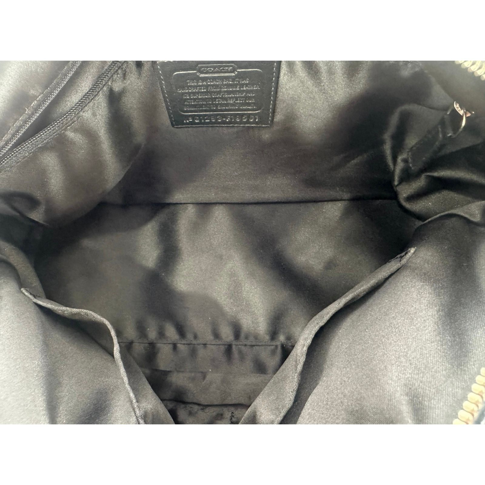 Coach Coach Black Embossed Patent Leather C Stitched Shoulder Bag Size ONE SIZE - 8 Thumbnail