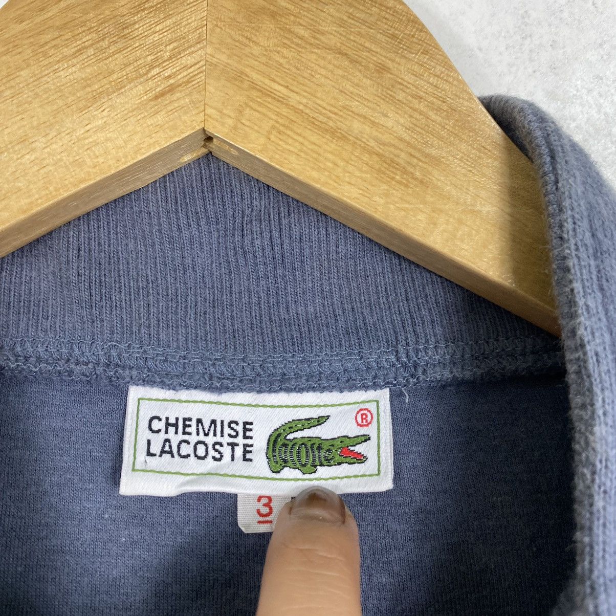 Japanese Brand Vintage Lacoste half zipper sweater Size US S / EU 44-46 / 1 - 9 Thumbnail