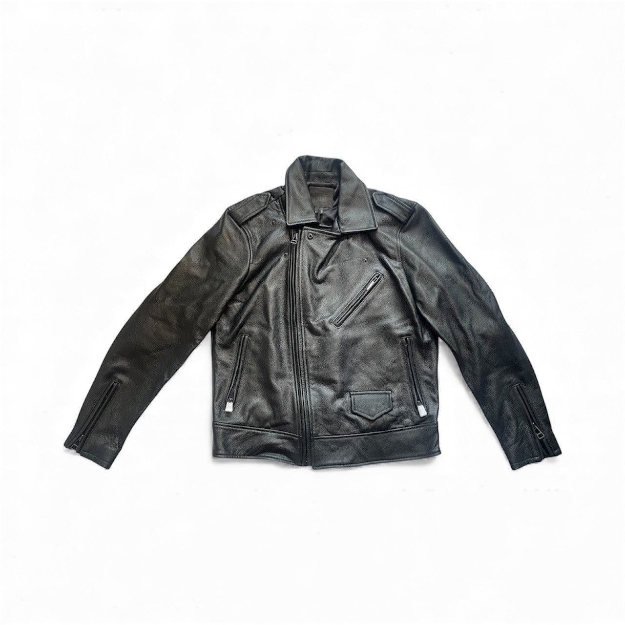 Paige Paige Leather Biker Jacket – Black – Size L (Never Worn) Size US L / EU 52-54 / 3 - 1 Thumbnail