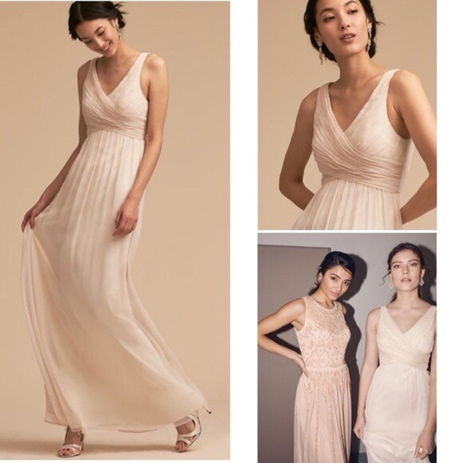 Anthropologie Anthropologie BHLDN Angie maxi Dress Blush Size S A000012 Size S / US 4 / IT 40 - 1 Thumbnail