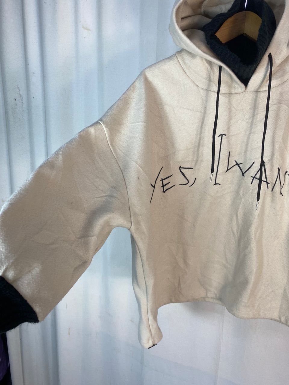 Other Yes, I want spellout beggie croptop hoodie Size L / US 10 / IT 46 - 3 Thumbnail
