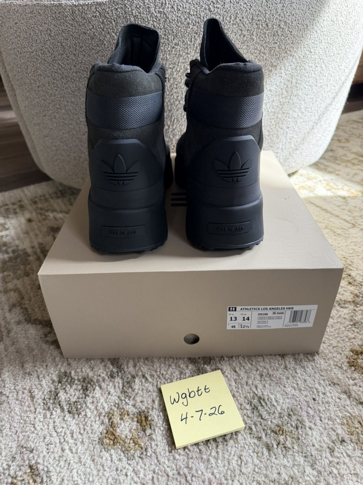Adidas × Fear of God adidas Fear of God Hiker Boot Size US 13 / EU 46 - 4 Thumbnail