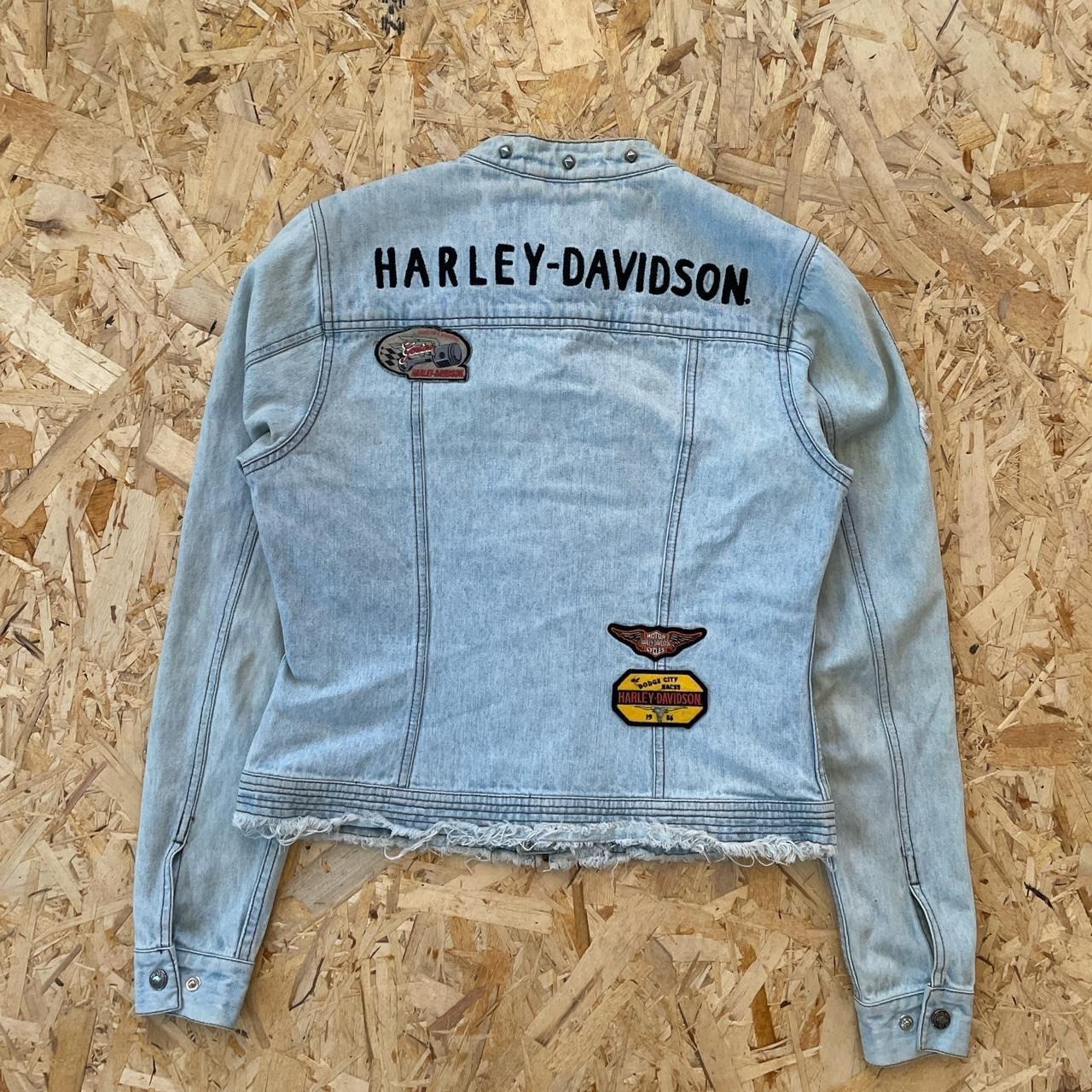 Harley Davidson × Vintage Vintage Harley Davidson Womens Jacket Size S / US 4 / IT 40 - 4 Thumbnail