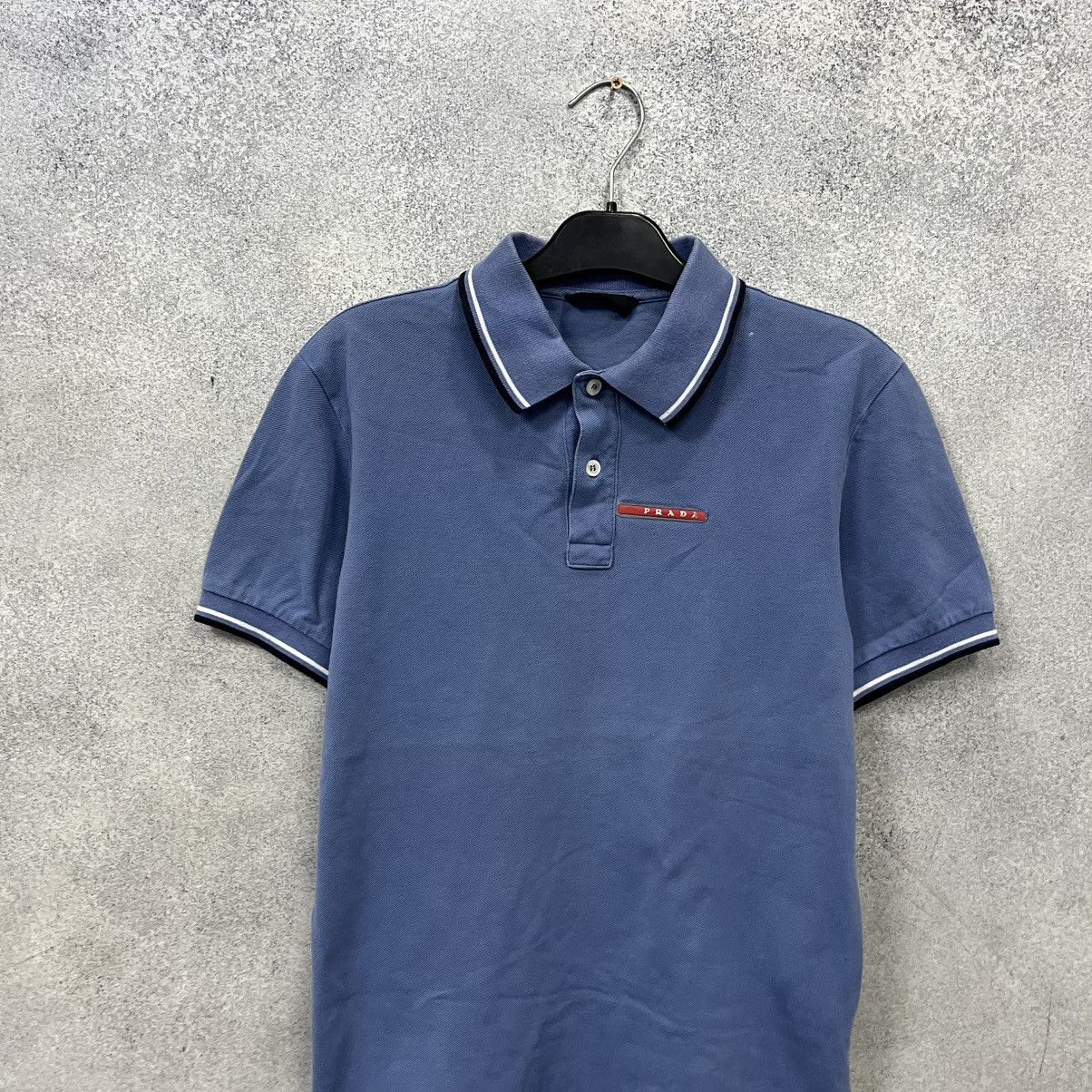 Prada Vintage Prada Polo T-Shirt Red Tab Luxury Size US S / EU 44-46 / 1 - 3 Thumbnail