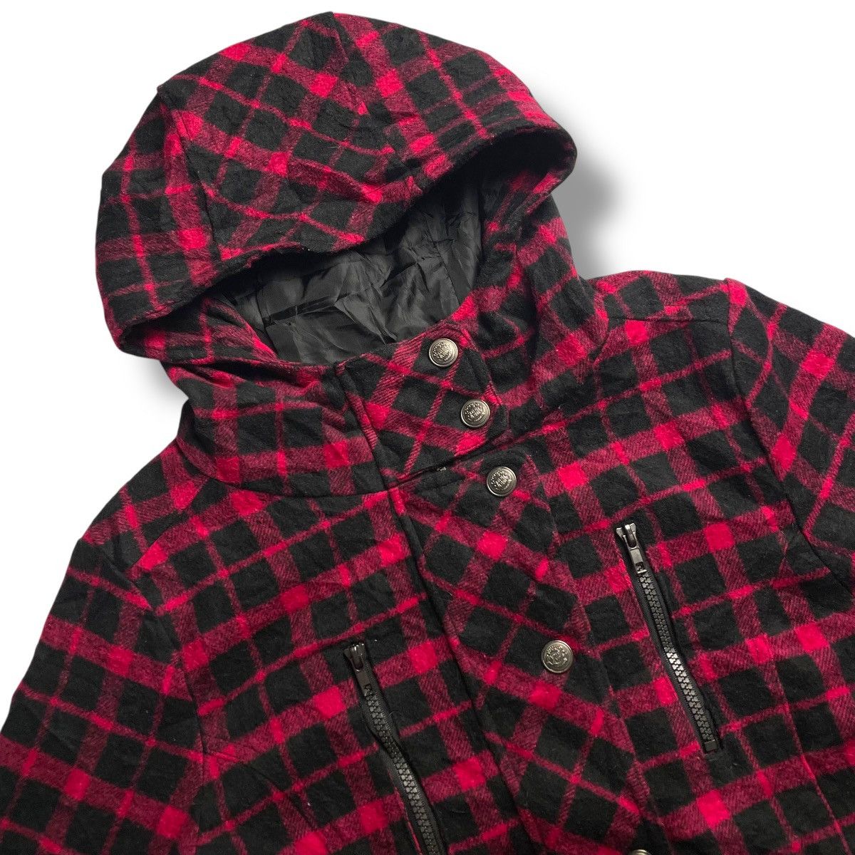 20471120 SKY BOMBER TARTAN PUNK SEDITIONARIES WOOL FULL ZIP JACKET Size US L / EU 52-54 / 3 - 4 Thumbnail