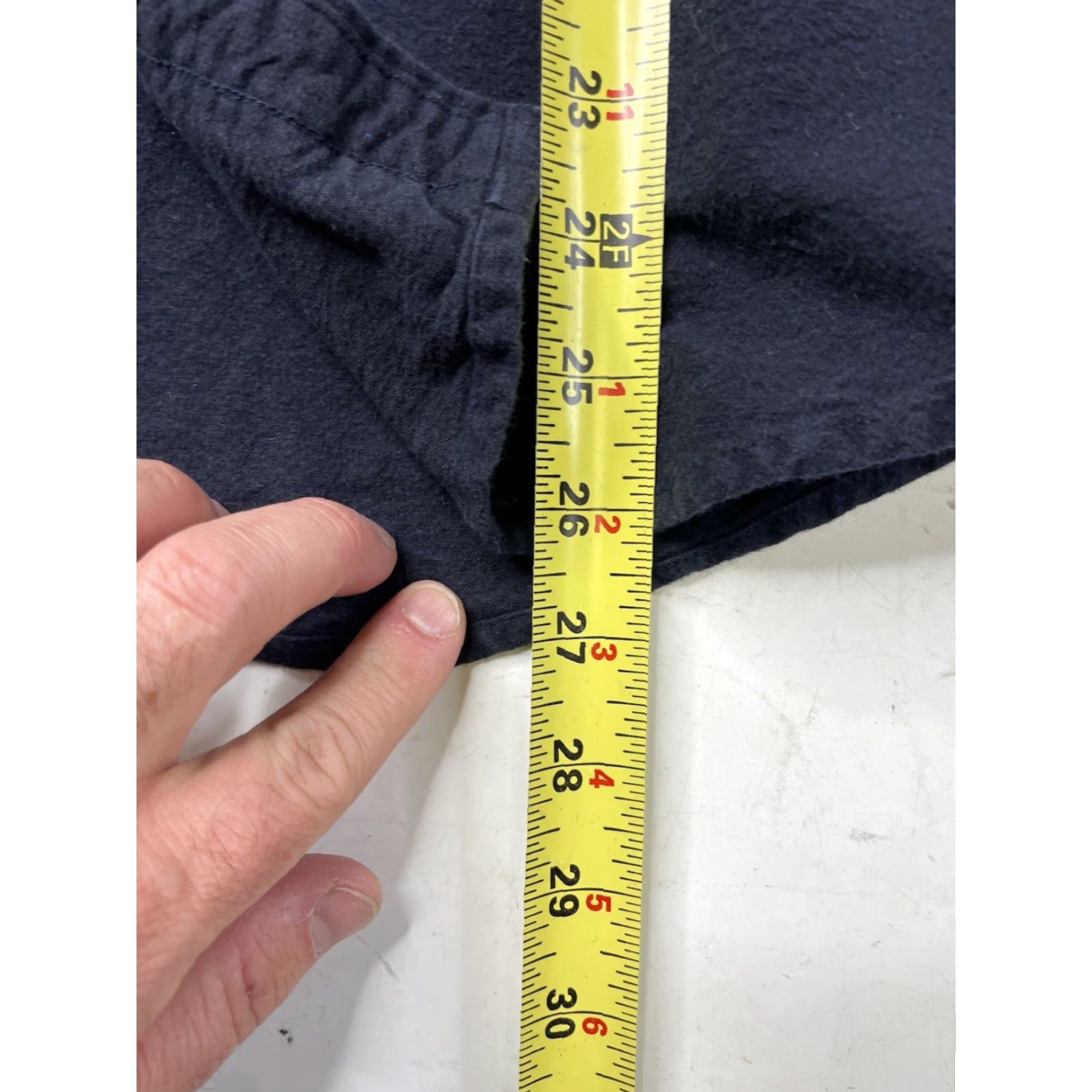J Brand The Normal Brand Shirt Mens Small Navy Long Sleeve Flannel Button-Up Collared Spread Regular Fit All Seasons Outdoor Blue Cotton Shirt Mens S Size US S / EU 44-46 / 1 - 7 Thumbnail