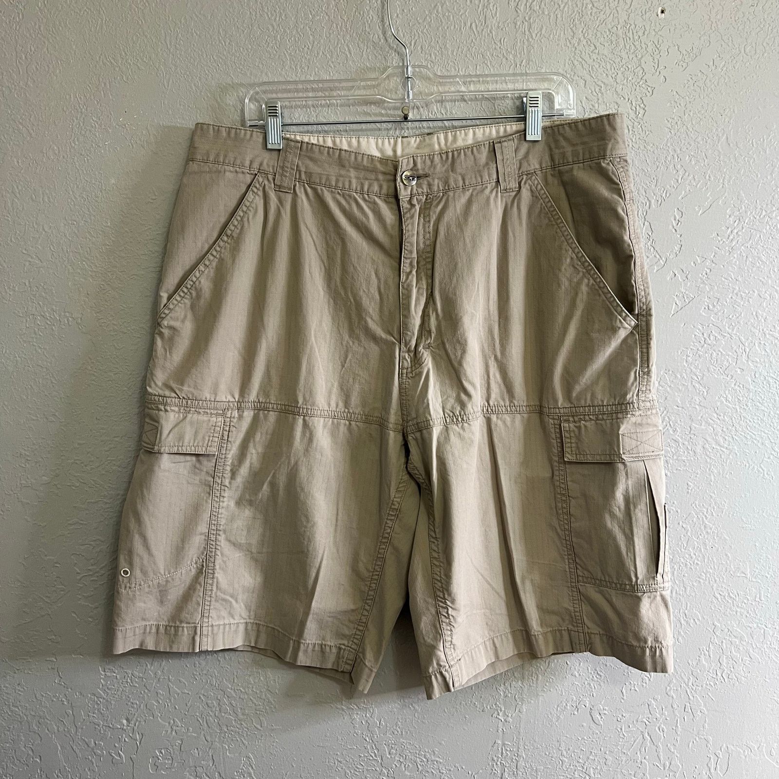Ocean Pacific Vintage OP Ocean Pacific Shorts Men’s Sz 36 Tan Cargo Y2K Size US 36 / EU 52 - 1 Thumbnail