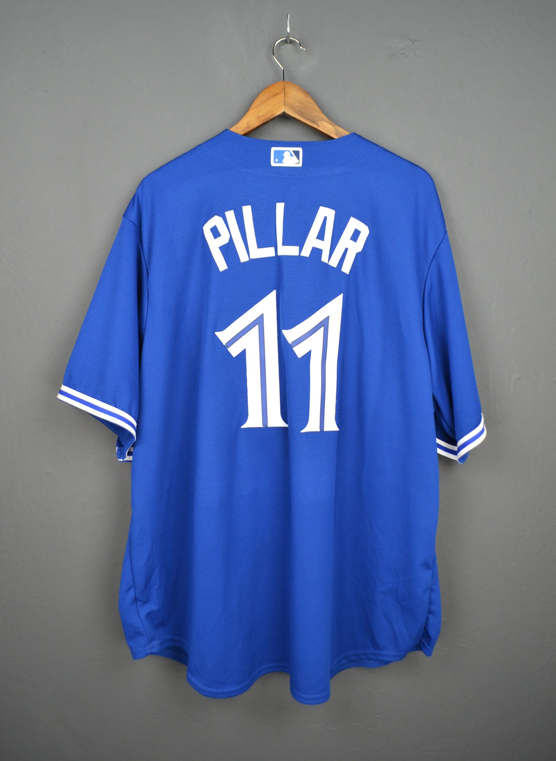 Majestic Toronto Blue Jays Majestic XXL 11 Kevin Pillar Jersey Size US XXL / EU 58 / 5 - 2 Thumbnail
