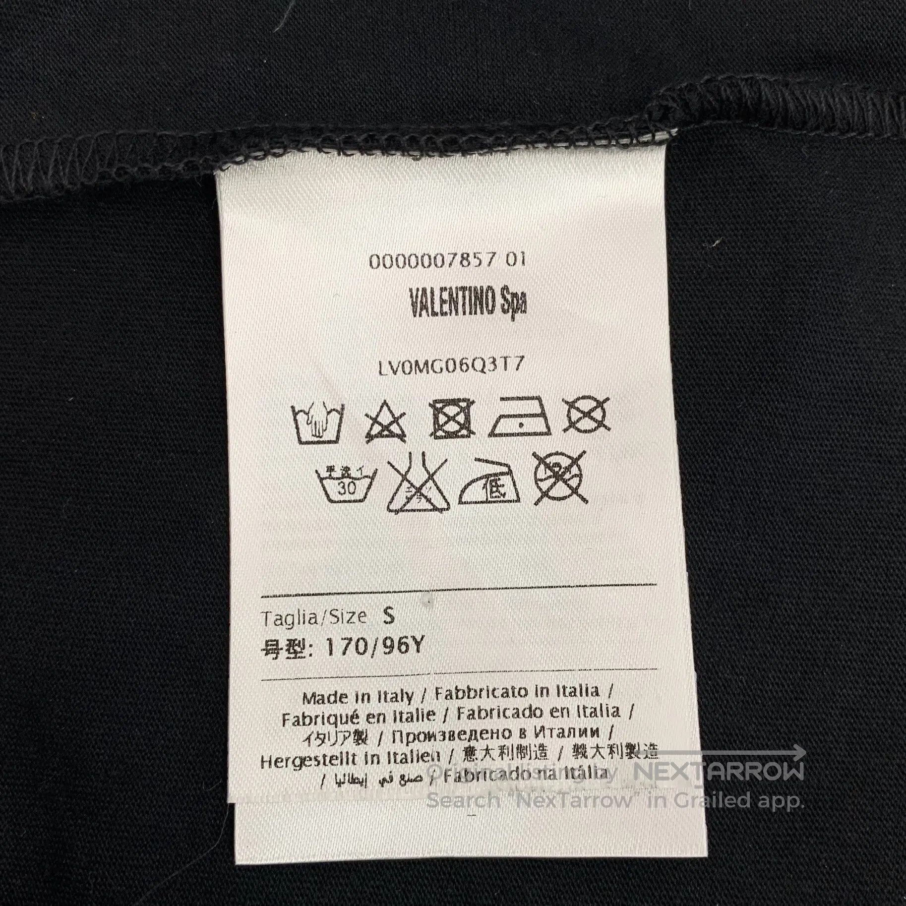 Valentino Valentino Dark Green Star Printed Cotton Crew Neck Short S Size US S / EU 44-46 / 1 - 6 Thumbnail