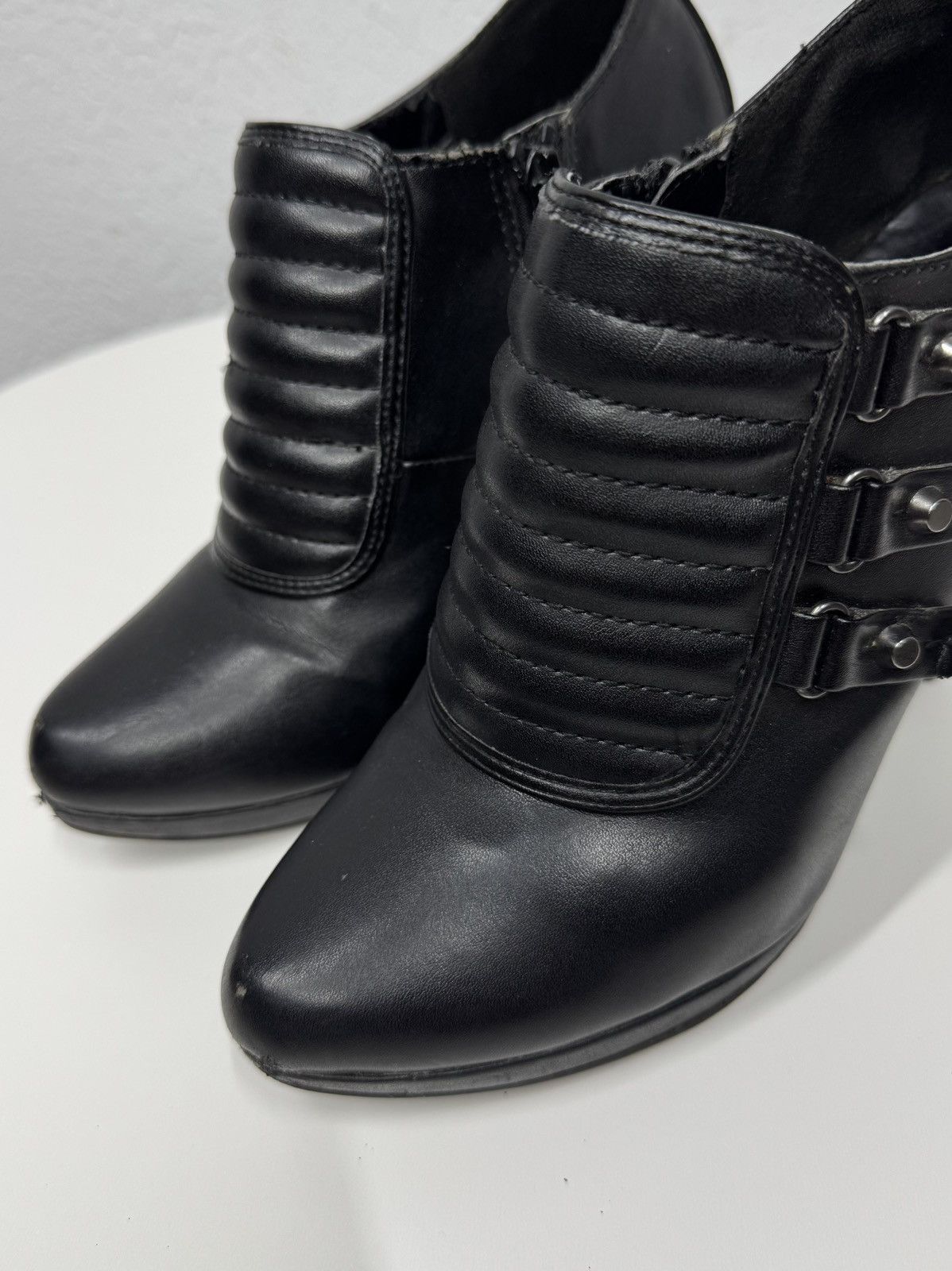 A.S.98 Vintage Leather Boots High Heel Y2k Avantgarde IfSixWasNine Size US 8 / IT 38 - 12 Thumbnail