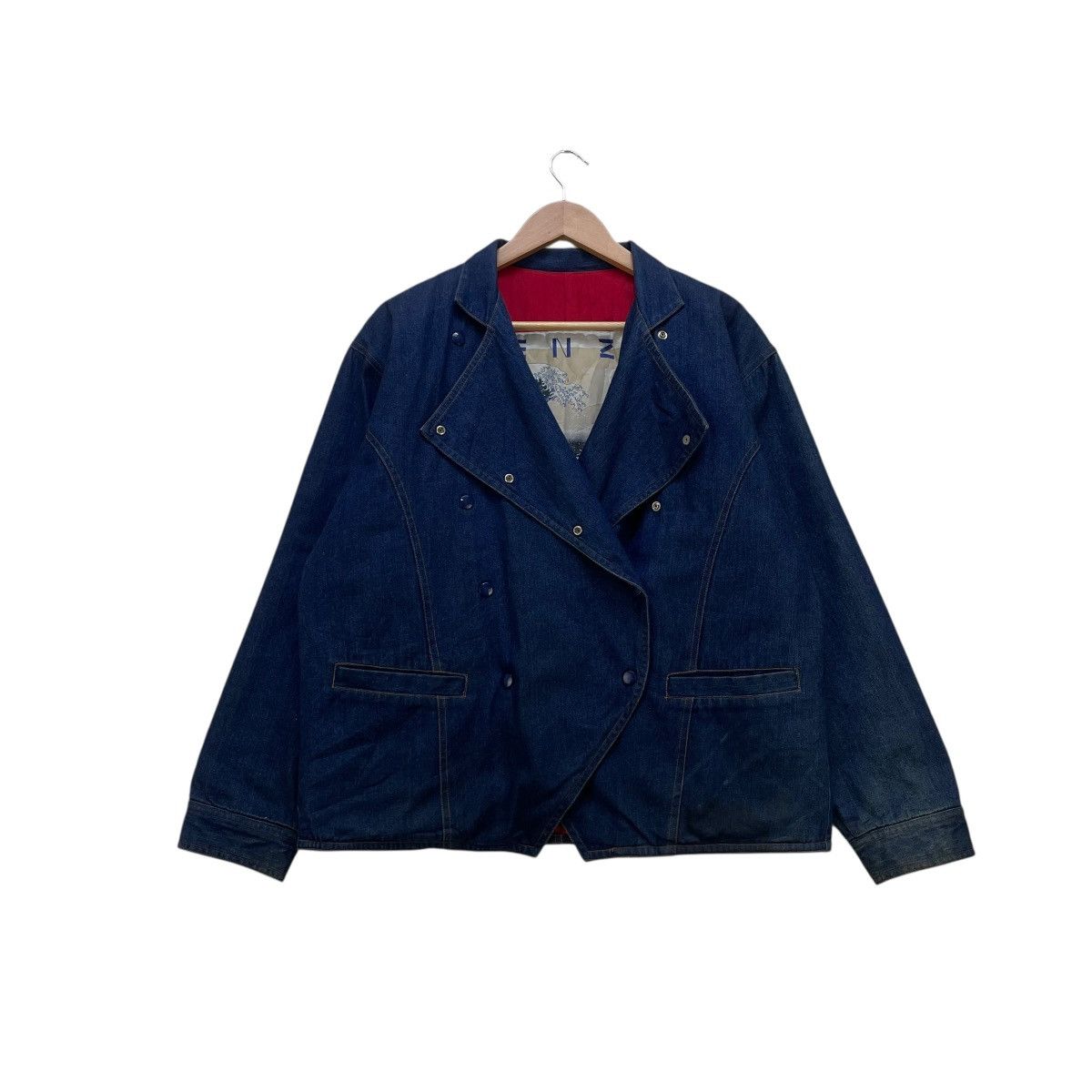Kenzo 💥Vintage Kenzo Jeans Denim Jacket Size US M / EU 48-50 / 2 - 1 Thumbnail