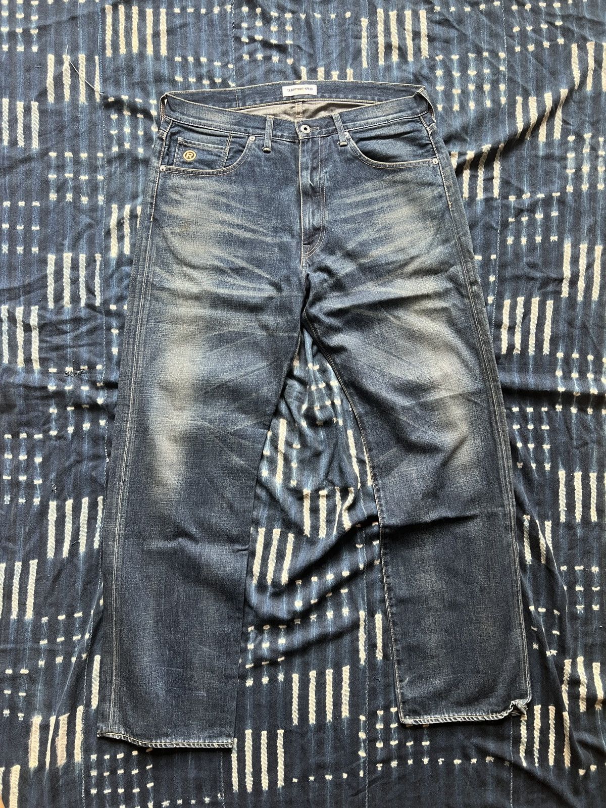 Bape OG Bape by Nigo Archive Busyworks Denim Jeans Size US 34 / EU 50 - 2 Thumbnail