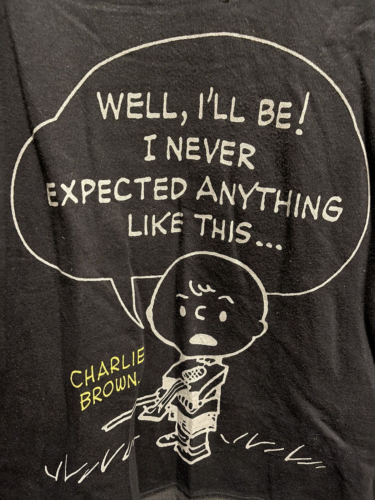 Peanuts × Uniqlo × Vintage Uniqlo x Peanuts Charlie Brown Sweatshirt - Black Size US L / EU 52-54 / 3 - 2 Thumbnail