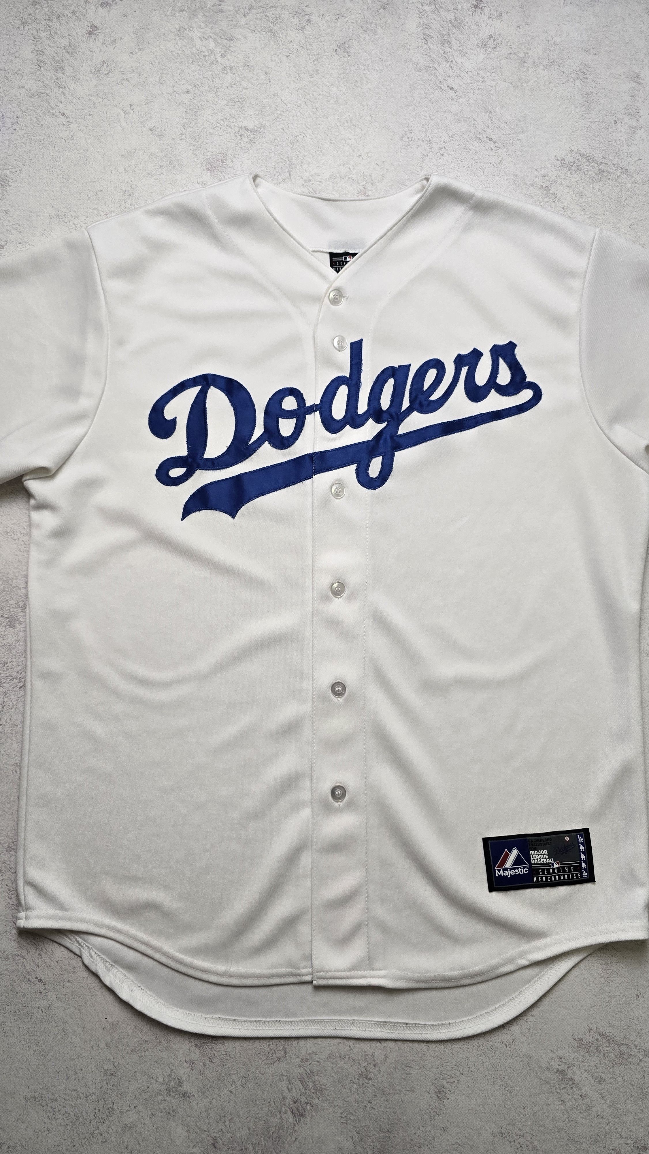 Majestic Vintage Majestic Los Angeles Dodgers Script Jersey Size US L / EU 52-54 / 3 - 4 Thumbnail
