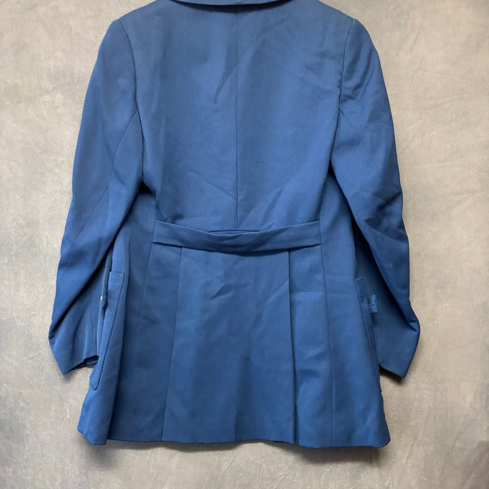 Other Vintage Long Blazer Blue Red 3 Button Long Eclectic Grandpa Size US S / EU 44-46 / 1 - 15 Thumbnail