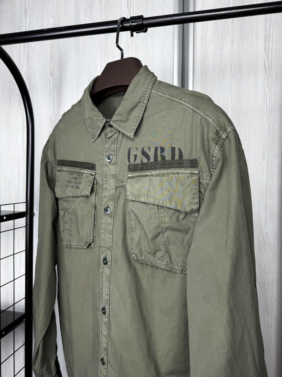 G-Star G-Star Raw Cargo Military Duke Roll-UP Shirt L/S Utility XXL Size US XXL / EU 58 / 5 - 4 Thumbnail