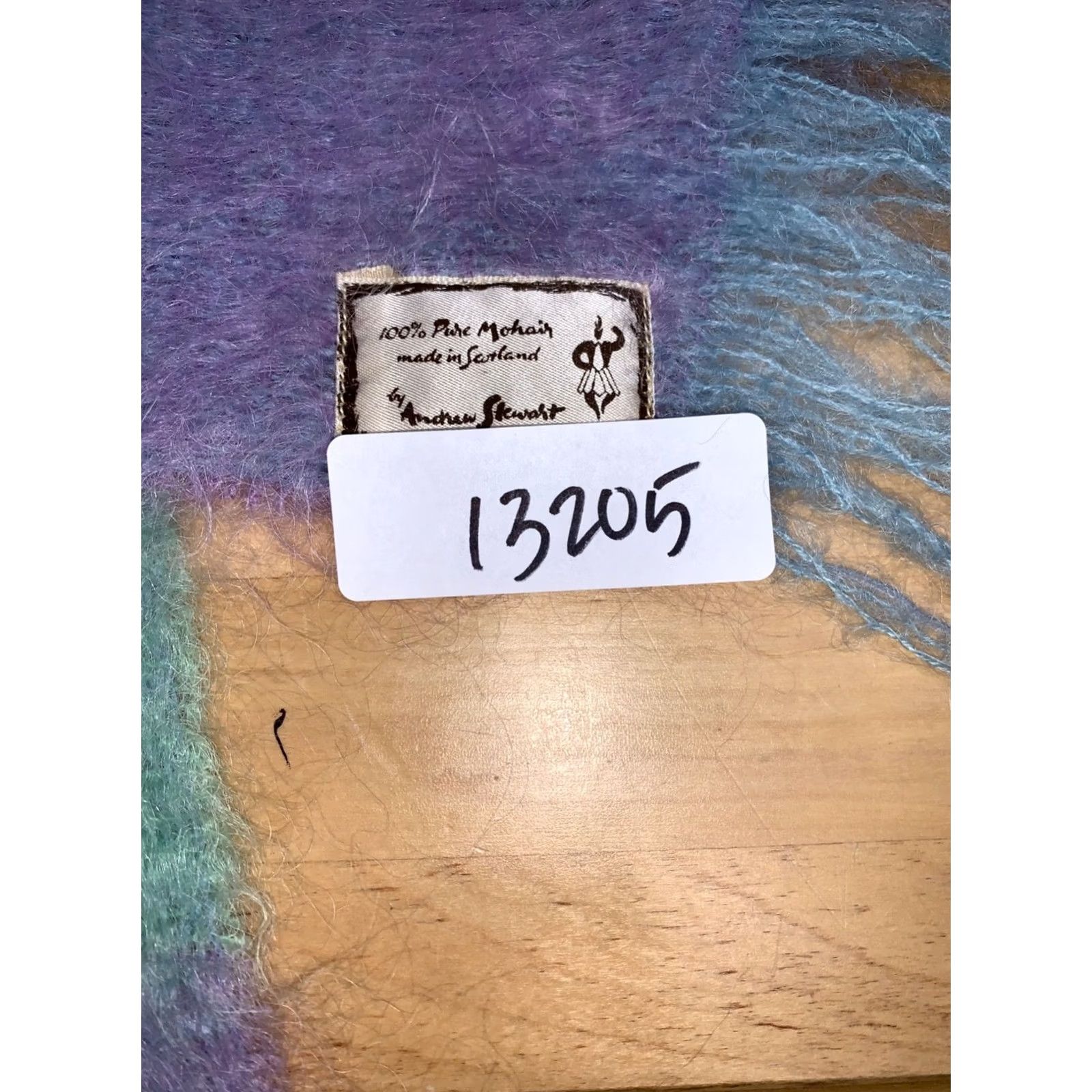 Vintage VINTAGE Andrew Stewart Mohair Scarf Purple Lilac Made in Scotland 13205 Size ONE SIZE - 2 Thumbnail