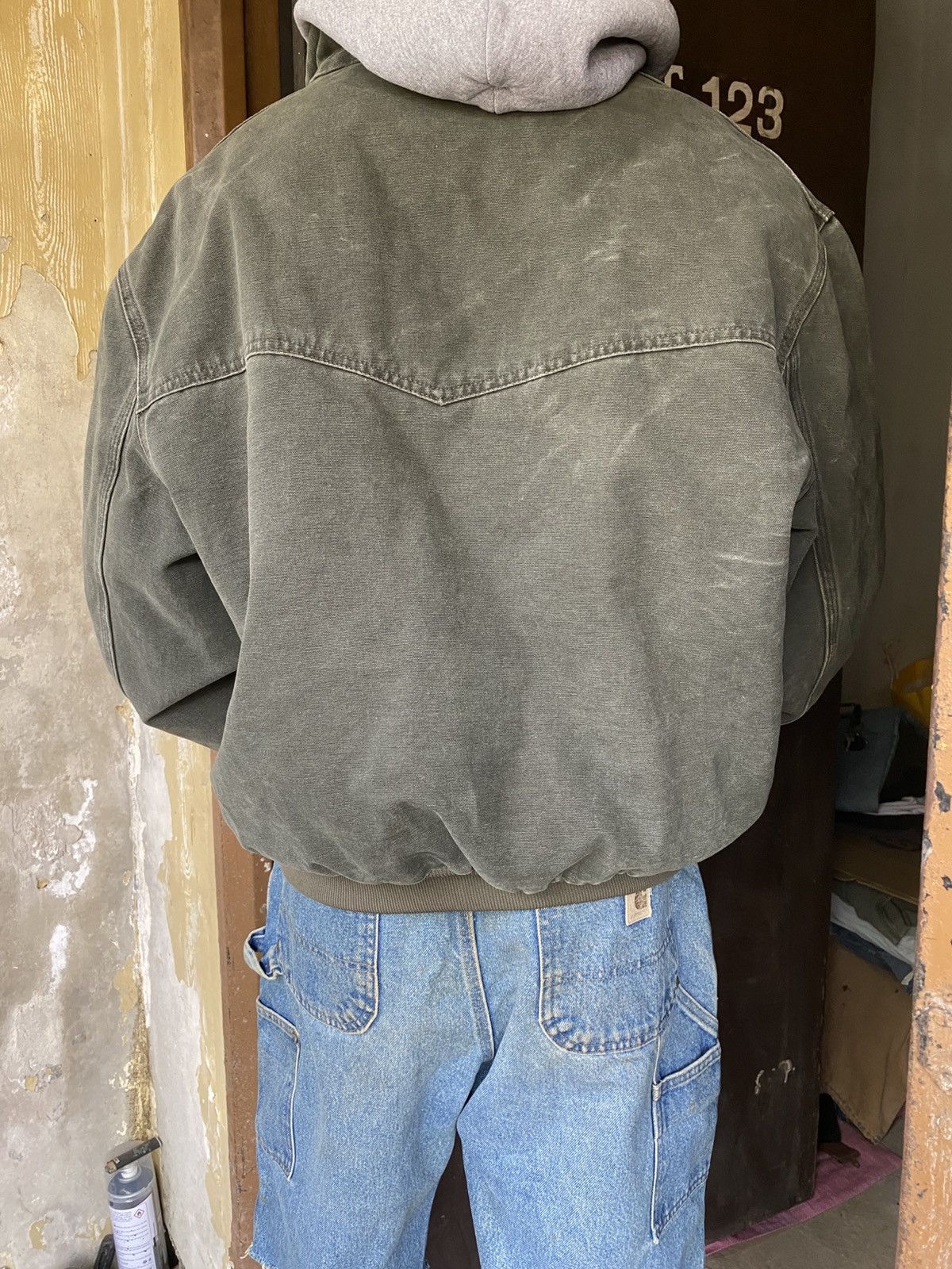 Carhartt SOLD OUT Vintage Carhartt Santa Fe Mos Green Big Patch Size US XL / EU 56 / 4 - 3 Thumbnail