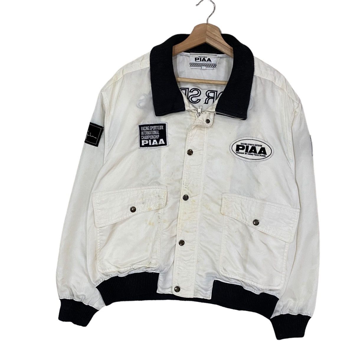 Sports Specialties 🔥VTG PIAA SPORT RACING DIVISION BOMBERS JACKET Size US M / EU 48-50 / 2 - 2 Thumbnail