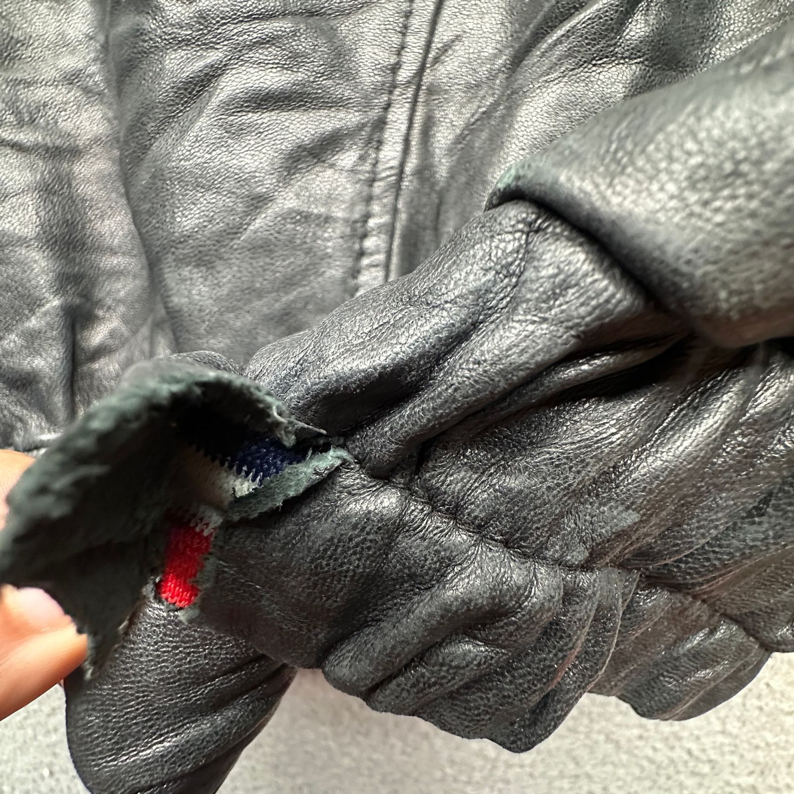 Vera Pelle Vintage Vera Pelle Leather Bomber Biker Jacket Mens 56 XL Size US XL / EU 56 / 4 - 7 Thumbnail