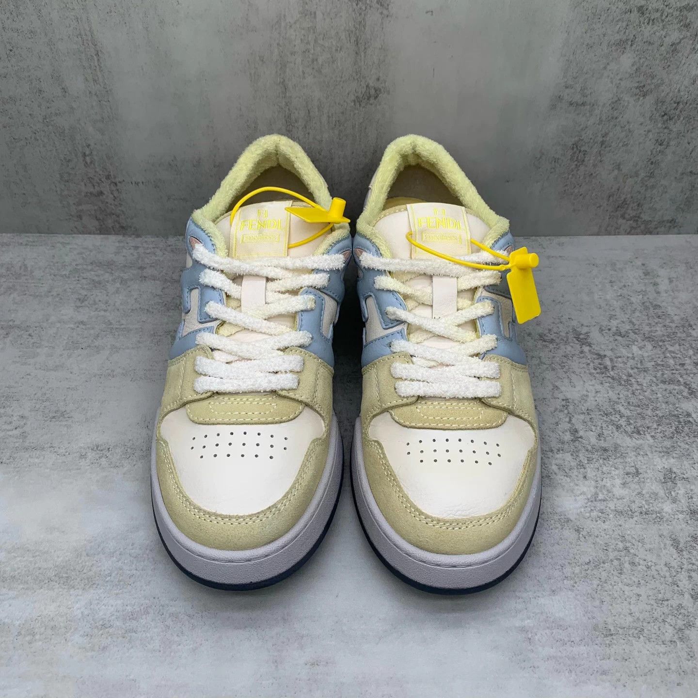 Fendi Fendi Match Yellow Sneakers 42 99 New Size US 9 / EU 42 - 4 Thumbnail