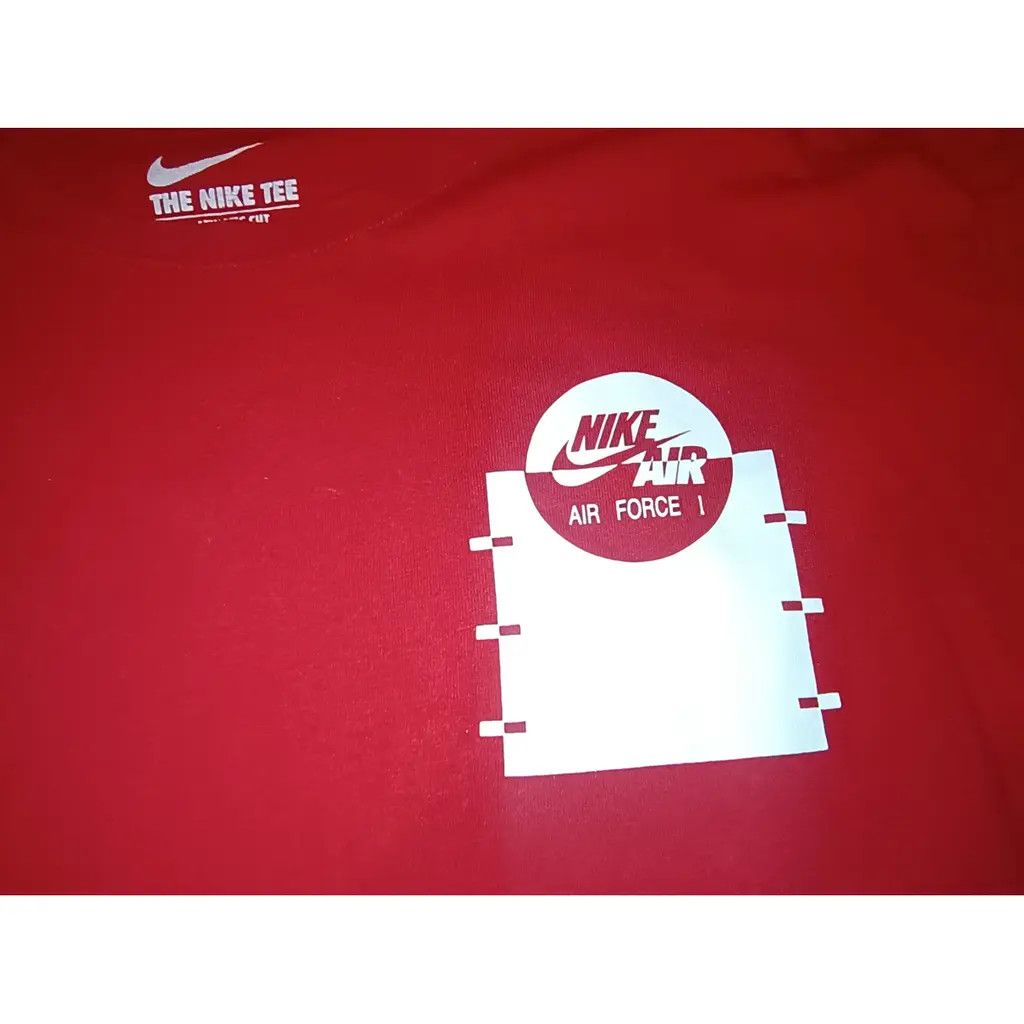 Nike Nike Air Force 1 Red T-shirt (Size L) – Graphic Print Size US L / EU 52-54 / 3 - 2 Thumbnail
