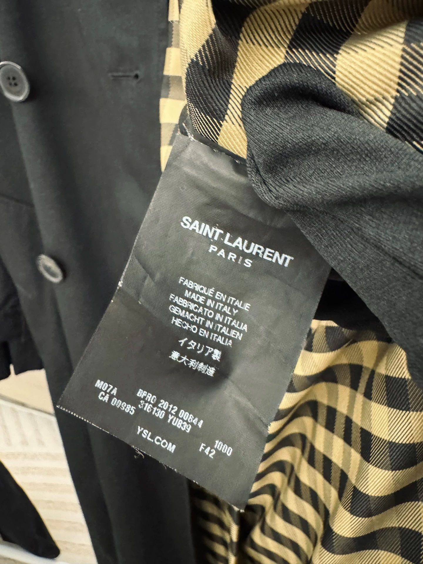 Saint Laurent Paris SLP 13SS Hedi Slimane Hunting Trench F42 Size M / US 6-8 / IT 42-44 - 8 Thumbnail