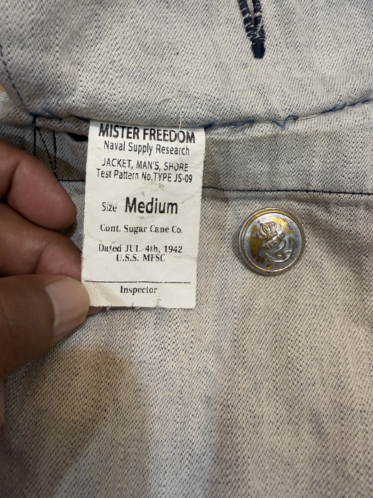 Kapital × Mister Freedom × Sugar Cane MISTER FREEDOM VINTAGE DESIGN NAVAL SHIPS JACKET USS MFSC Size US M / EU 48-50 / 2 - 7 Thumbnail