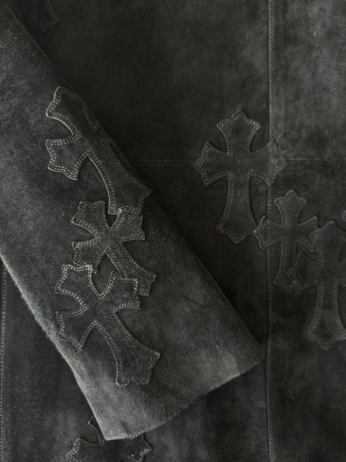Chrome Hearts CHROME HEARTS Black 1 of 1 Mult patch Leather Coat Size US L / EU 52-54 / 3 - 12 Thumbnail