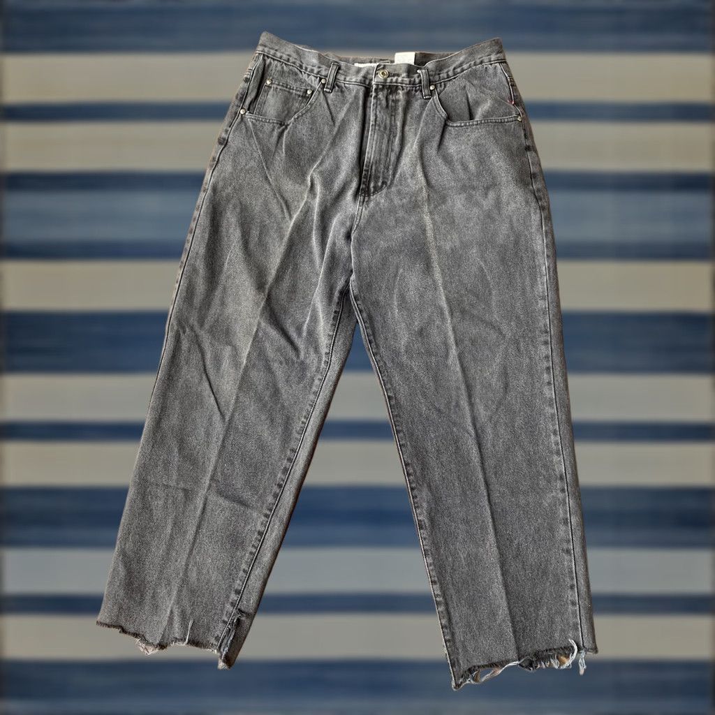 Vintage VINTAGE UNIONBAY Jeans Baggy 90s Distressed Grunge 38x26 Mens Denim Blue Regular 5-Pocket Style Wide-Leg Y2K Size US 38 / EU 54 - 1 Thumbnail