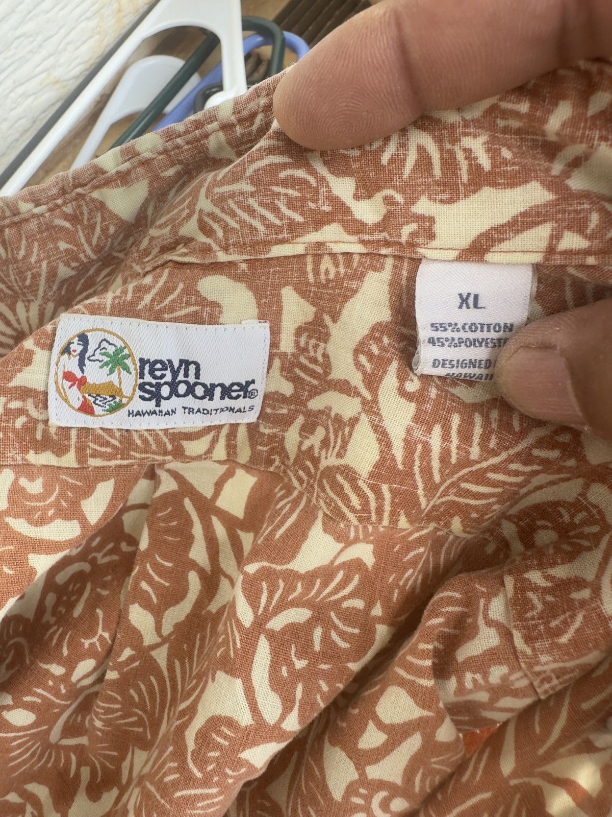 Reyn Spooner Reyn Spooner Hawaiian Print Red Full Button Men's XL Size US XL / EU 56 / 4 - 4 Thumbnail