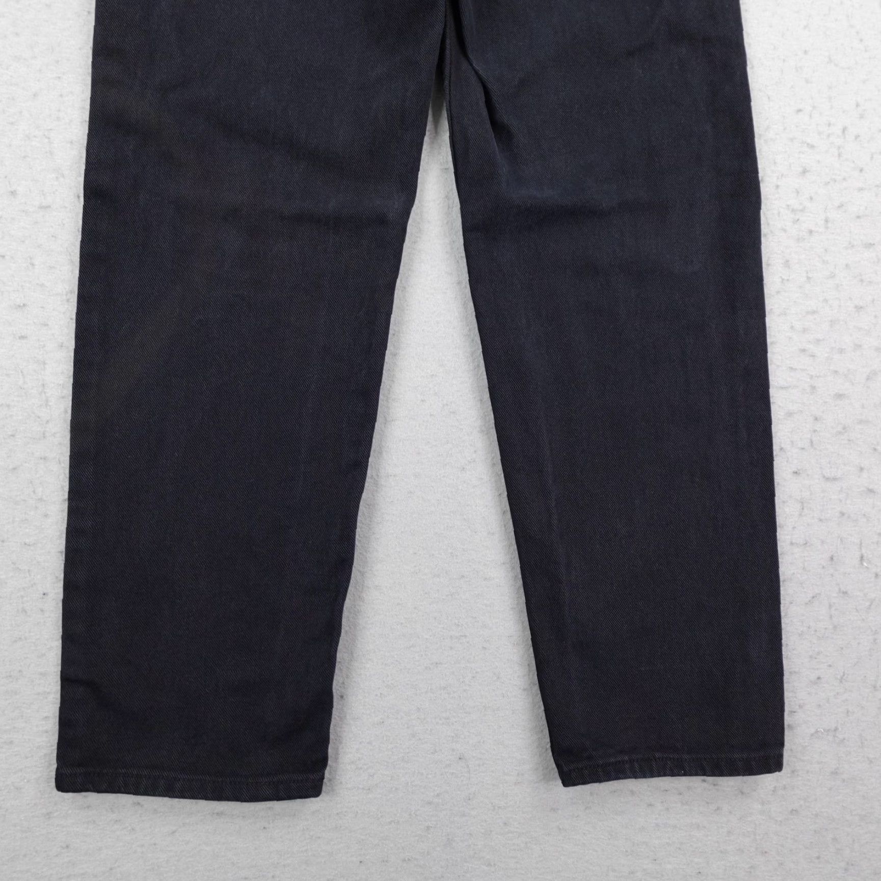 Levi's VINTAGE Levis Jeans Womens 7 Junior Black Silvertab Loose Fit Denim Baggy 80s Size 28" / US 6 / IT 42 - 6 Thumbnail