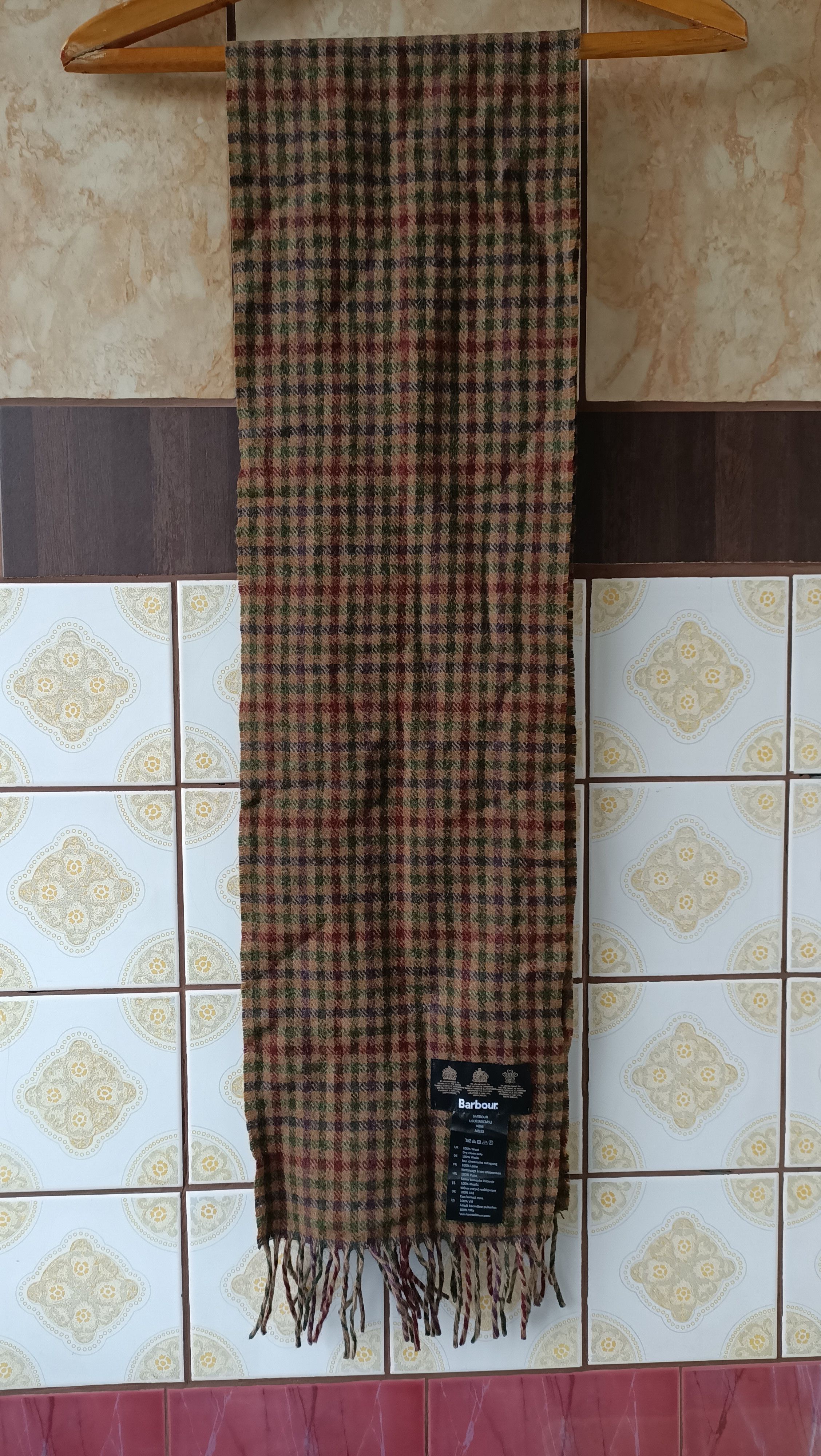 Barbour Barbour wool big scarf 170x24 Size ONE SIZE - 2 Thumbnail