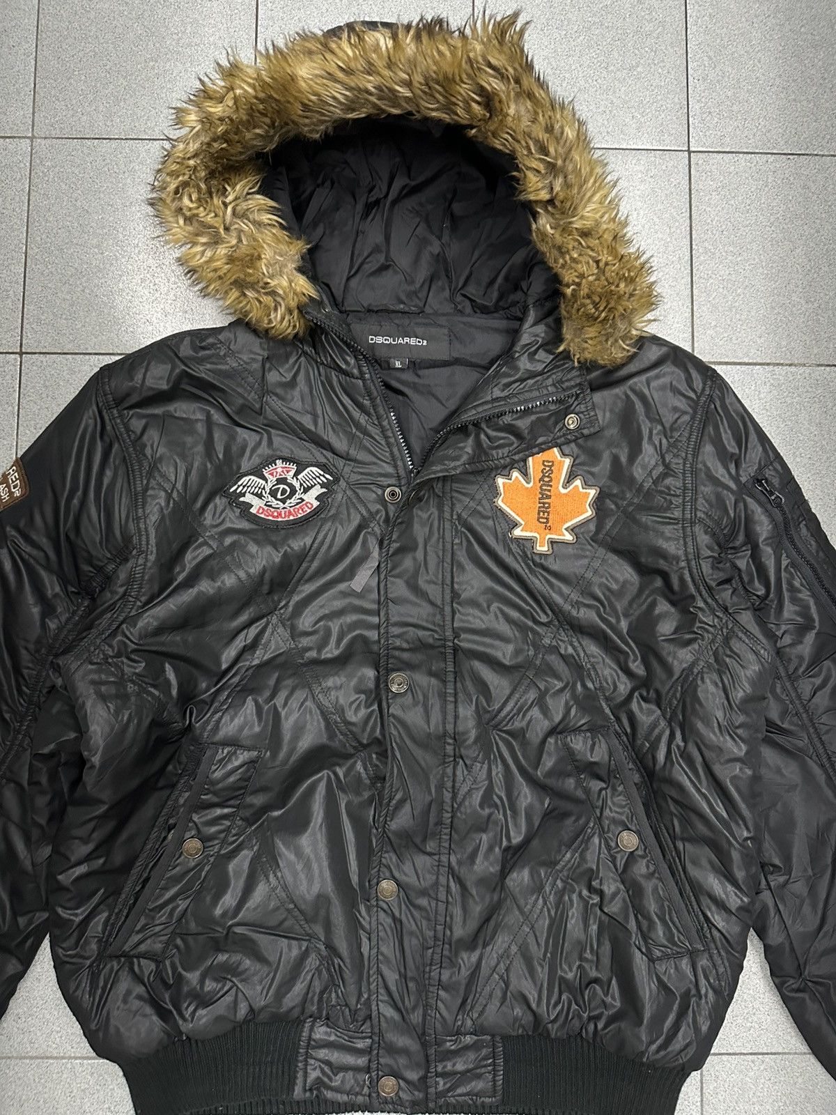 Other Dsquared2 Hoodie Flight Jacket Size US XL / EU 56 / 4 - 5 Thumbnail