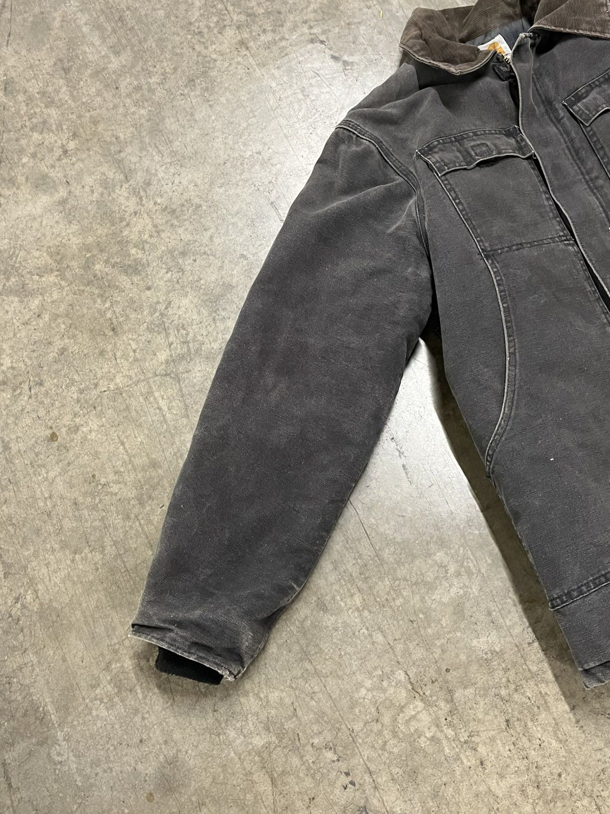 Carhartt × Vintage Carhartt Detroit style jacket faded black vintage streetwear Size US XL / EU 56 / 4 - 3 Thumbnail