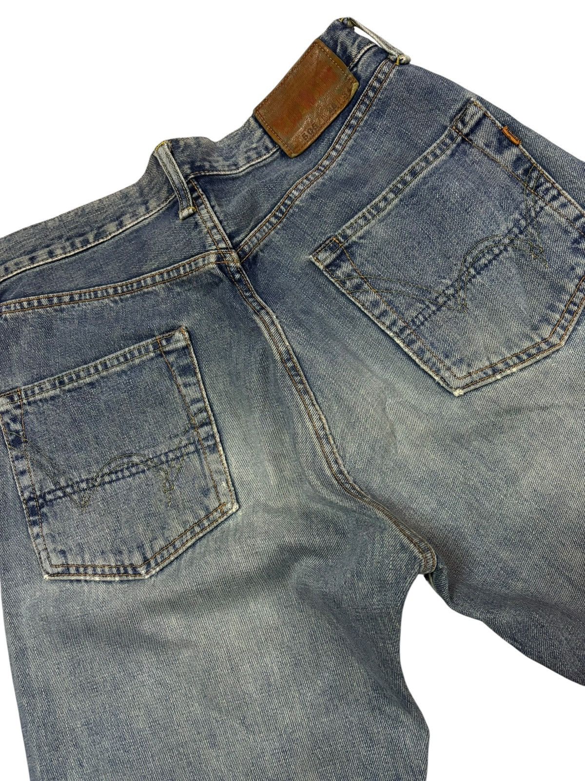 Edwin Vtg Edwin Japan 505 Selvedge Distressed Jeans Size US 28 / EU 44 - 8 Thumbnail