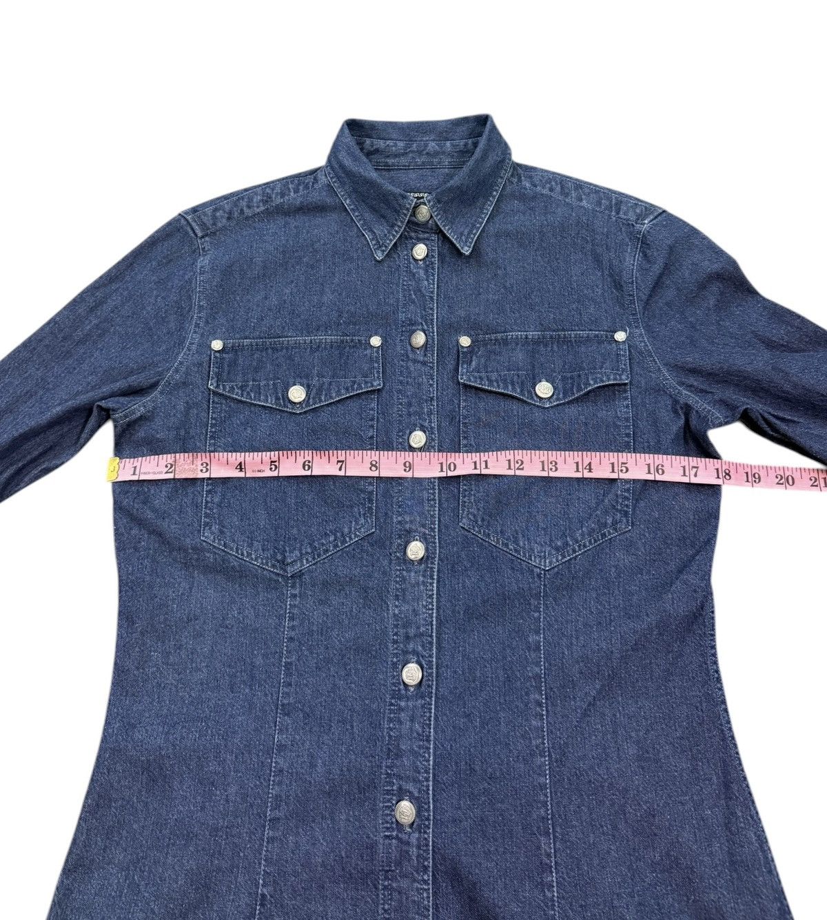 Versace RARE VERSACE WESTERN DENIM SHIRT Size S / US 4 / IT 40 - 11 Thumbnail