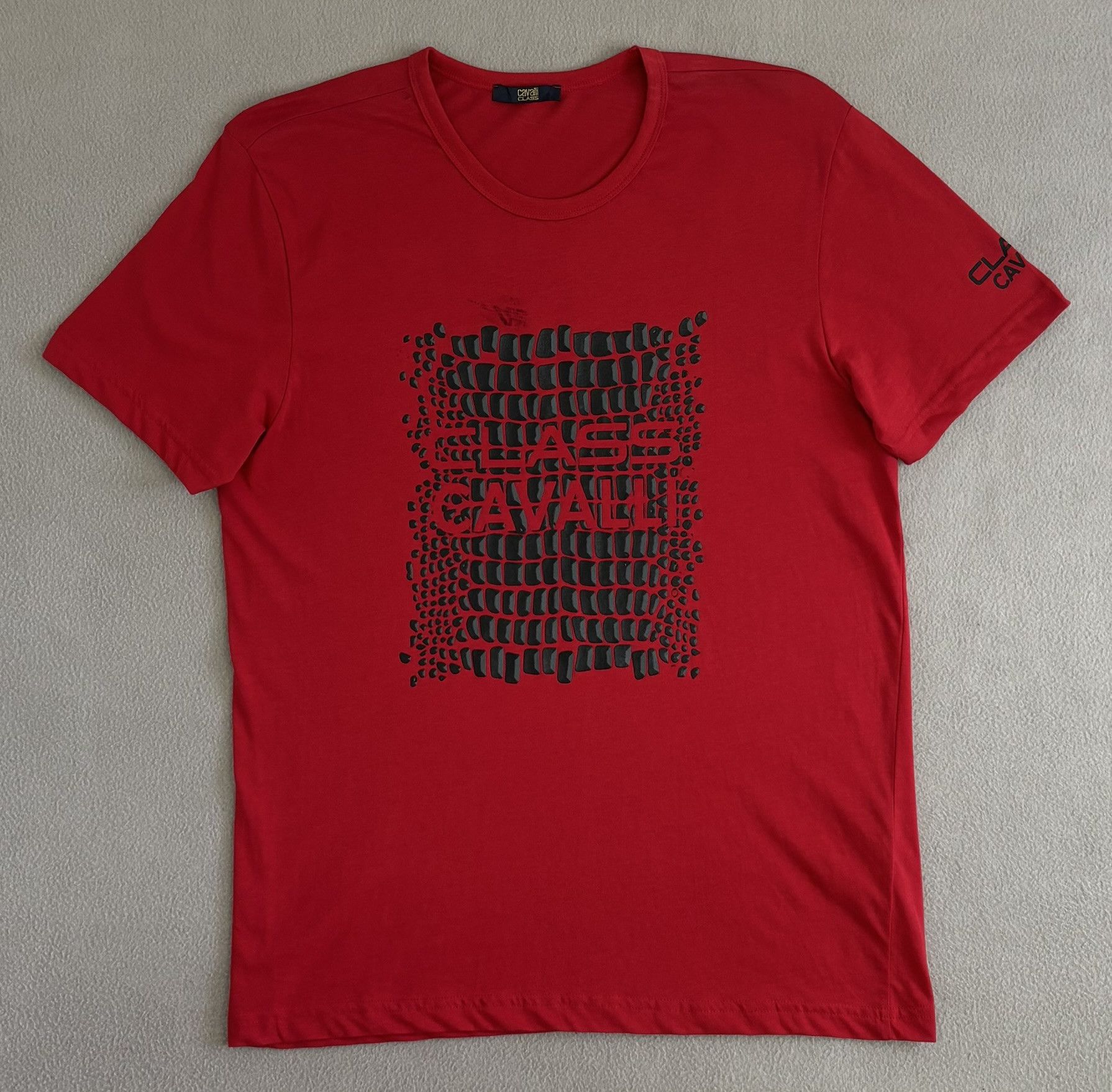 Just Cavalli Class Cavalli Red T-Shirt Large Size US L / EU 52-54 / 3 - 5 Thumbnail